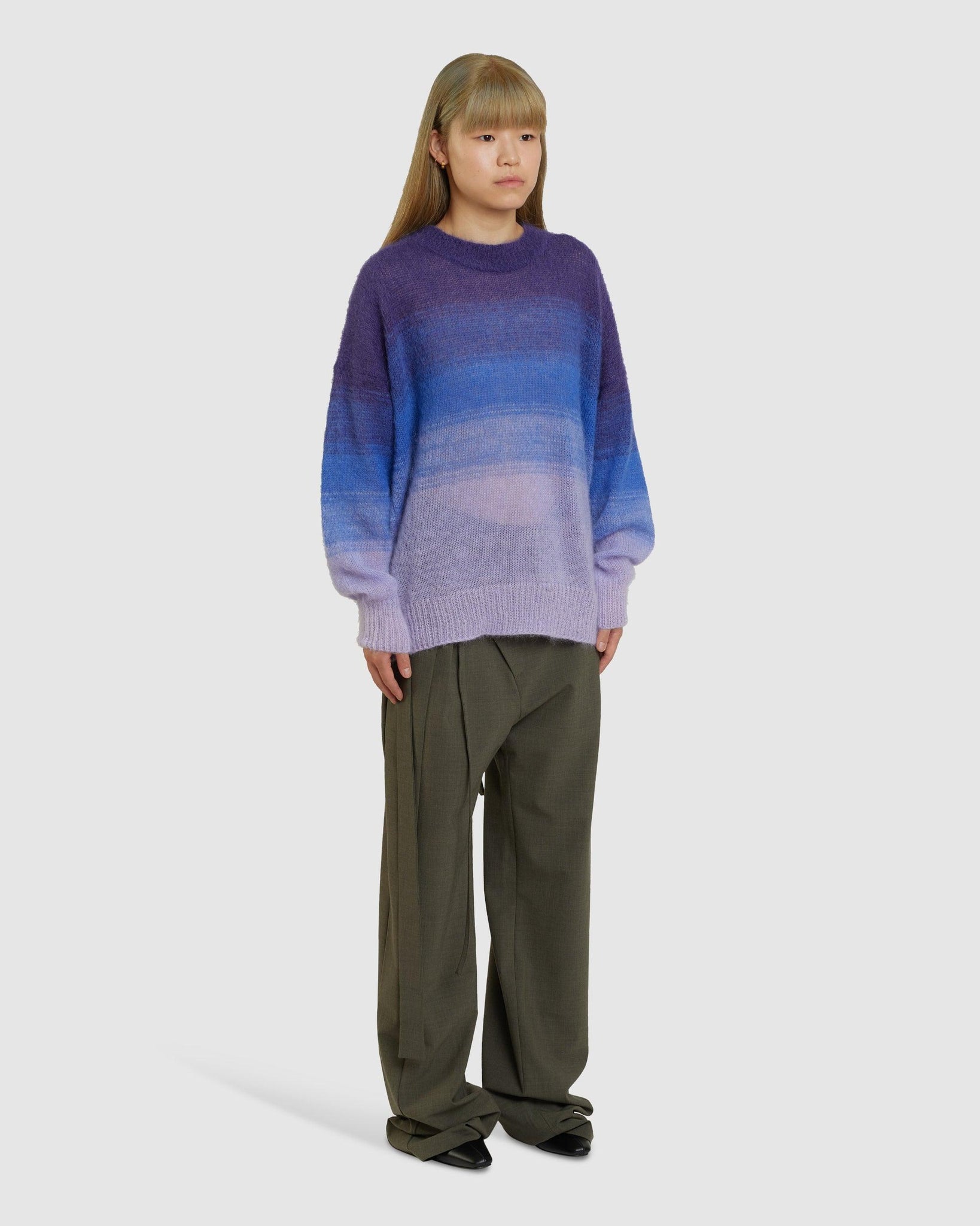 Drussellh Gradient Sweater Royal Blue (W) - {{ collection.title }} - Chinatown Country Club 