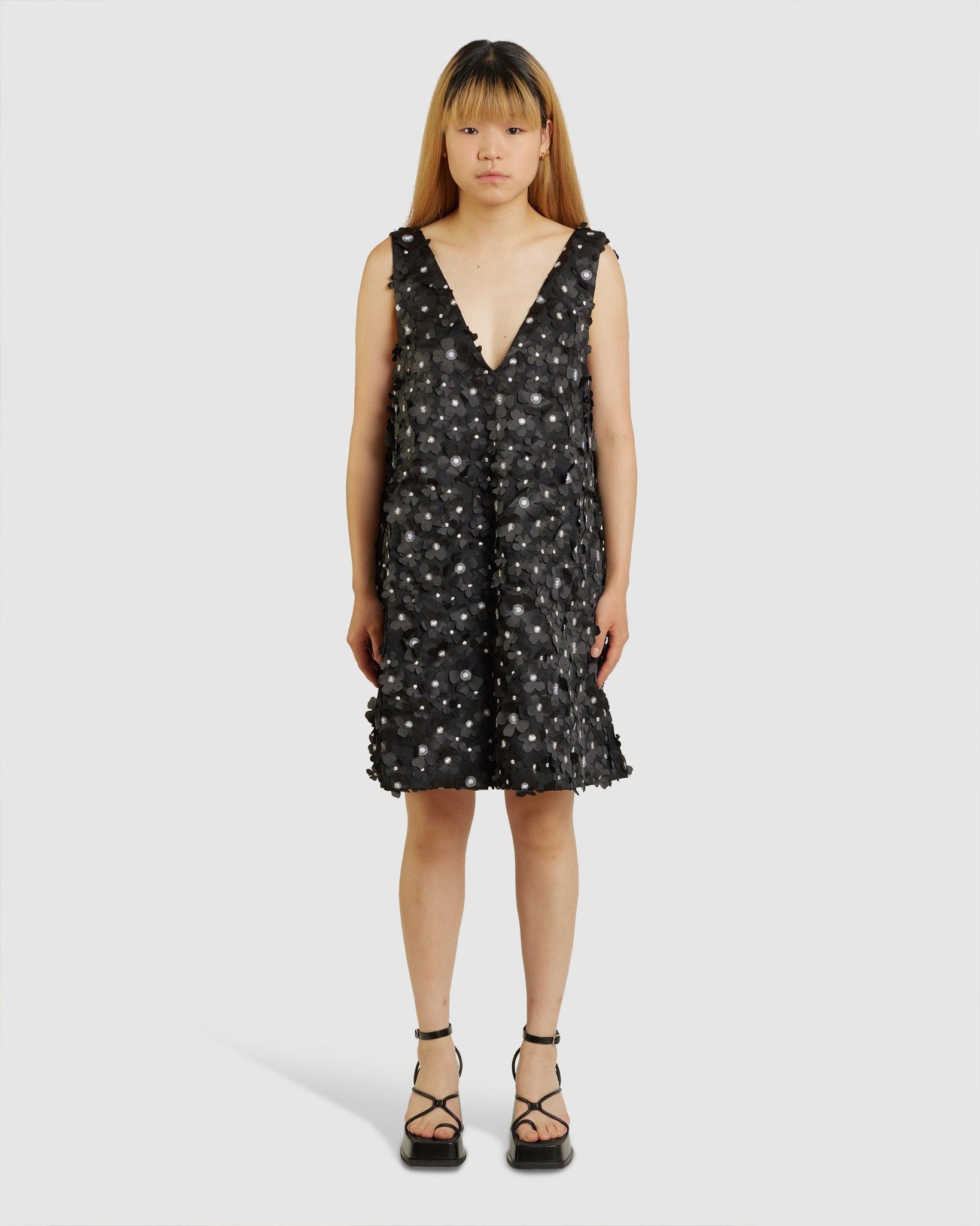 Elena Dress Black Blossom - {{ collection.title }} - Chinatown Country Club 