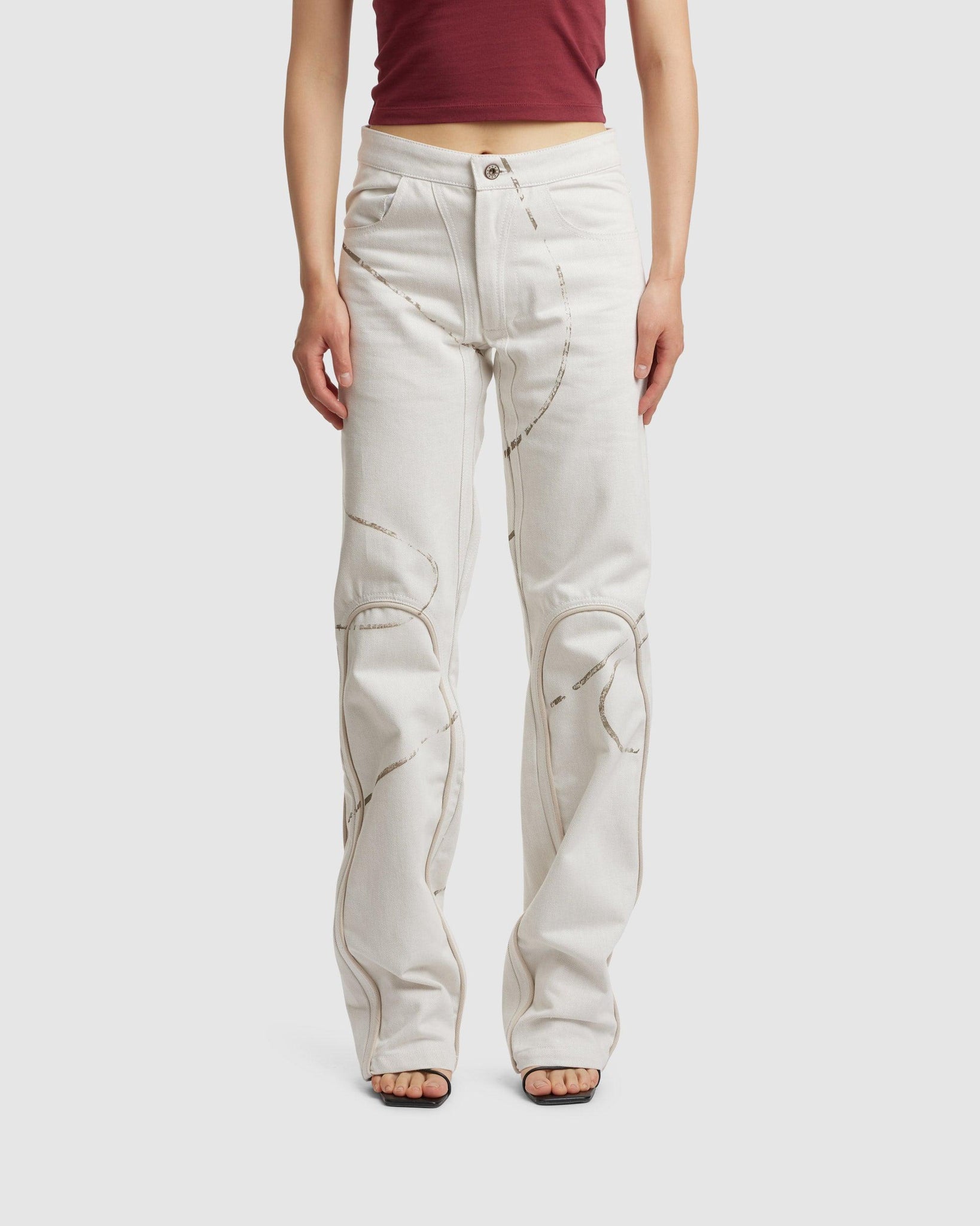 Ella Denim Trousers - {{ collection.title }} - Chinatown Country Club 