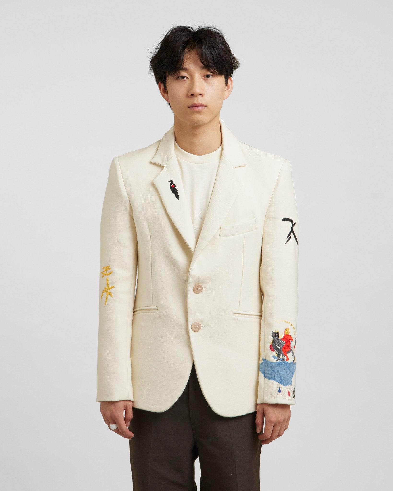 Embroidered Tailored Jacket - {{ collection.title }} - Chinatown Country Club 