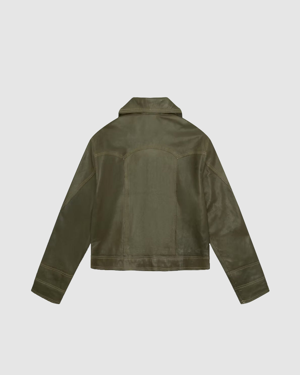 Raw Edge Leather Jacket