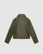 Raw Edge Leather Jacket