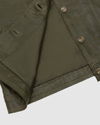 Raw Edge Leather Jacket