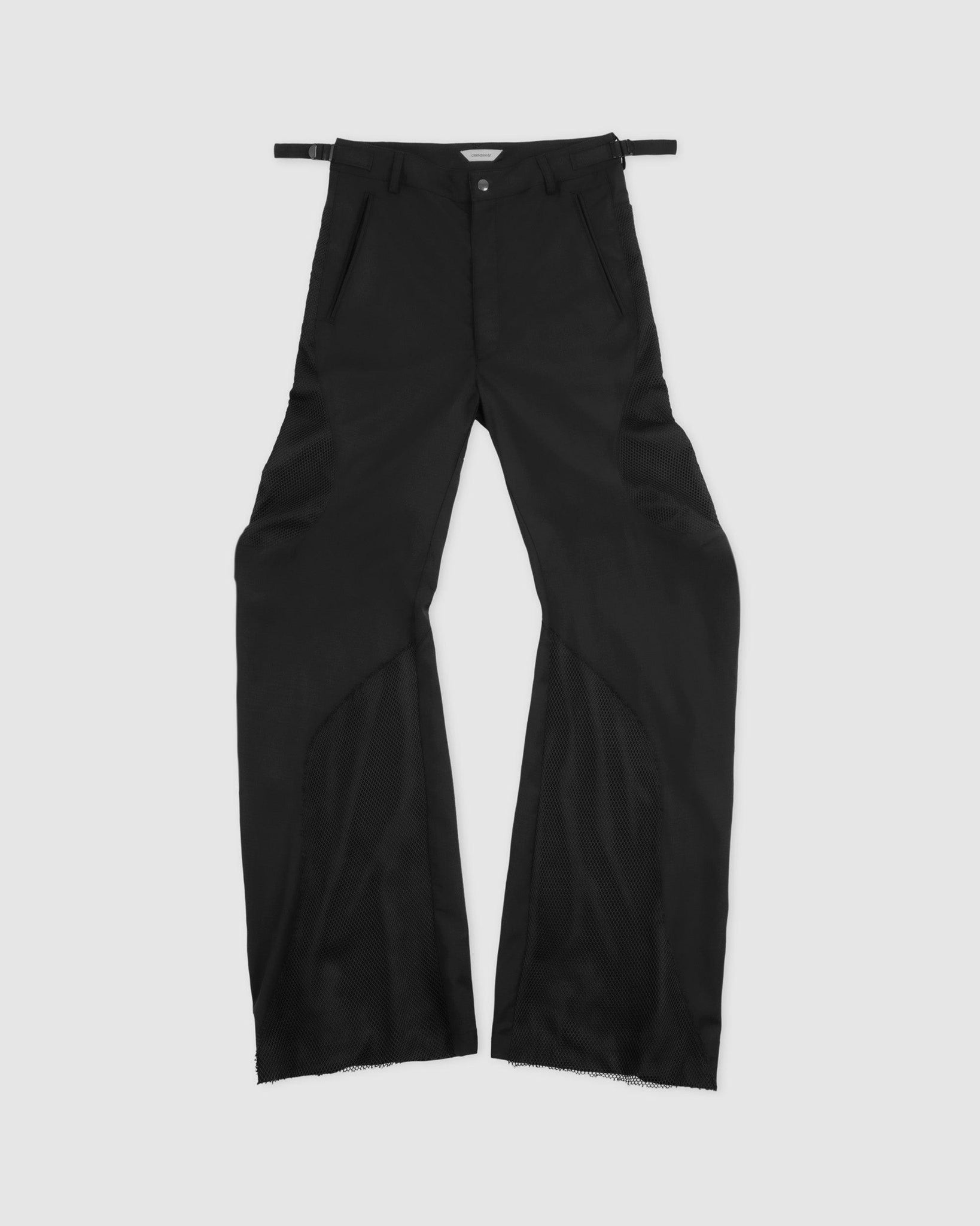 Fishnet Back Zip Trousers - {{ collection.title }} - Chinatown Country Club 