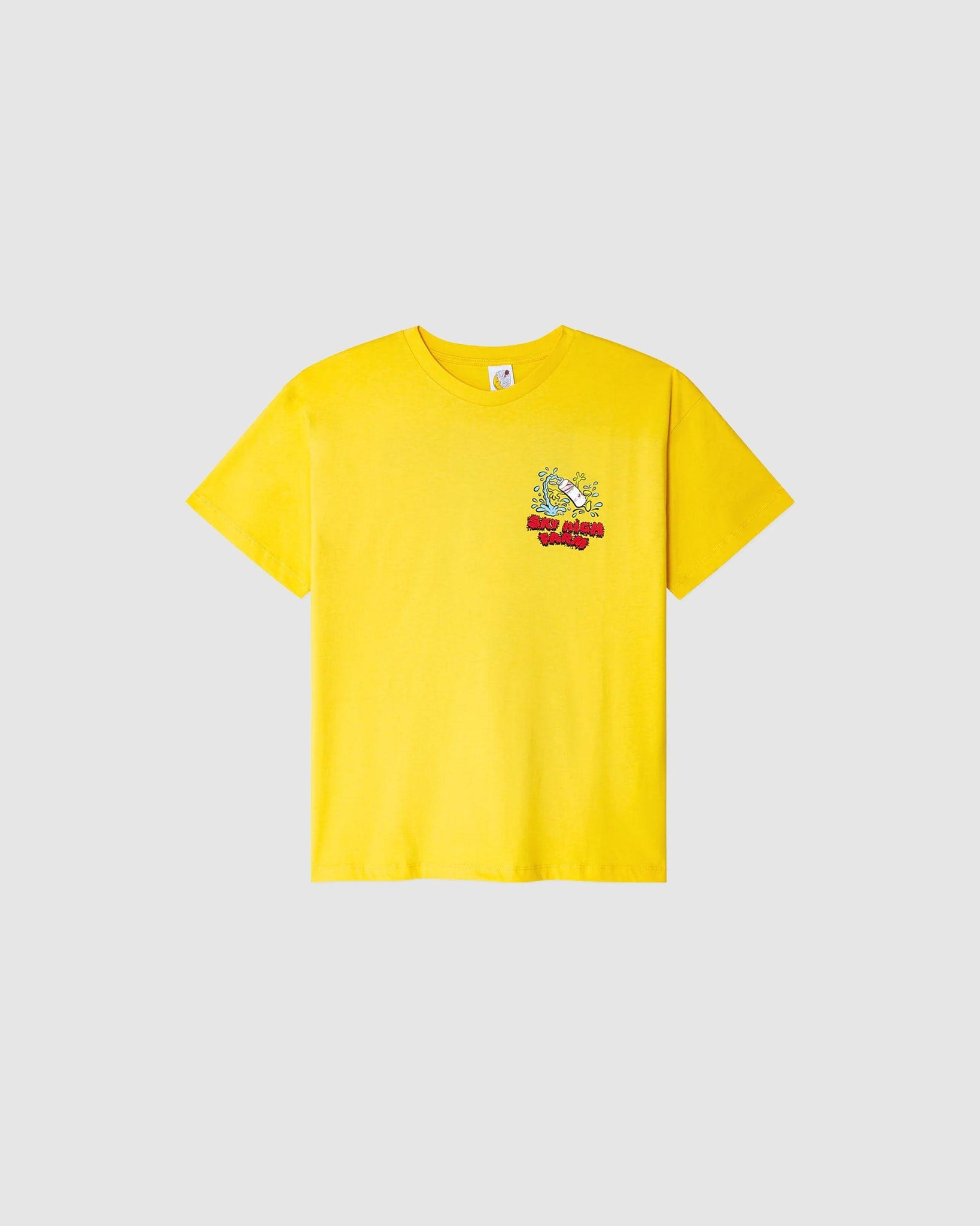Flatbush Printed T Shirt Yellow - {{ collection.title }} - Chinatown Country Club 
