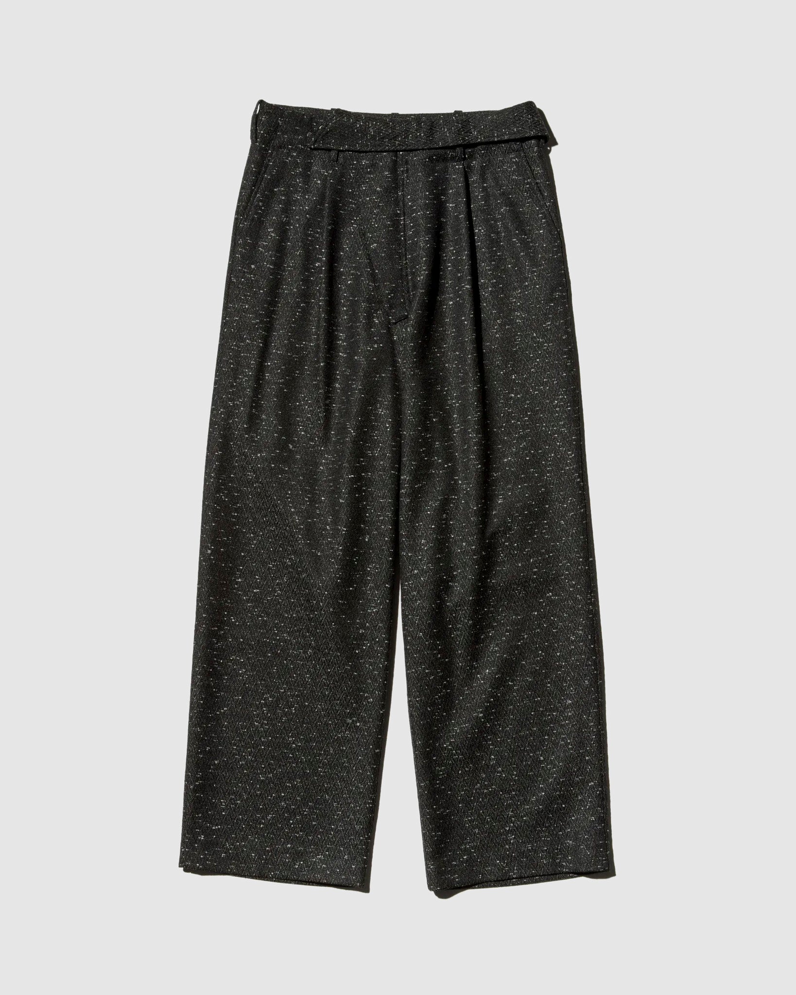 Navin Wide Trouser Ash Black