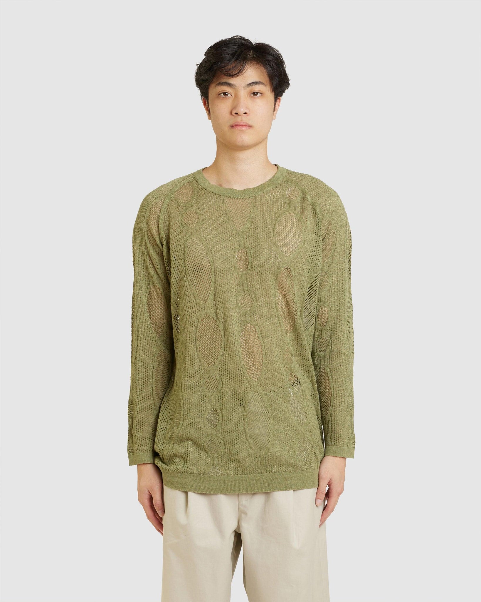 Glofaxi Sweater Olive/Dust - {{ collection.title }} - Chinatown Country Club 