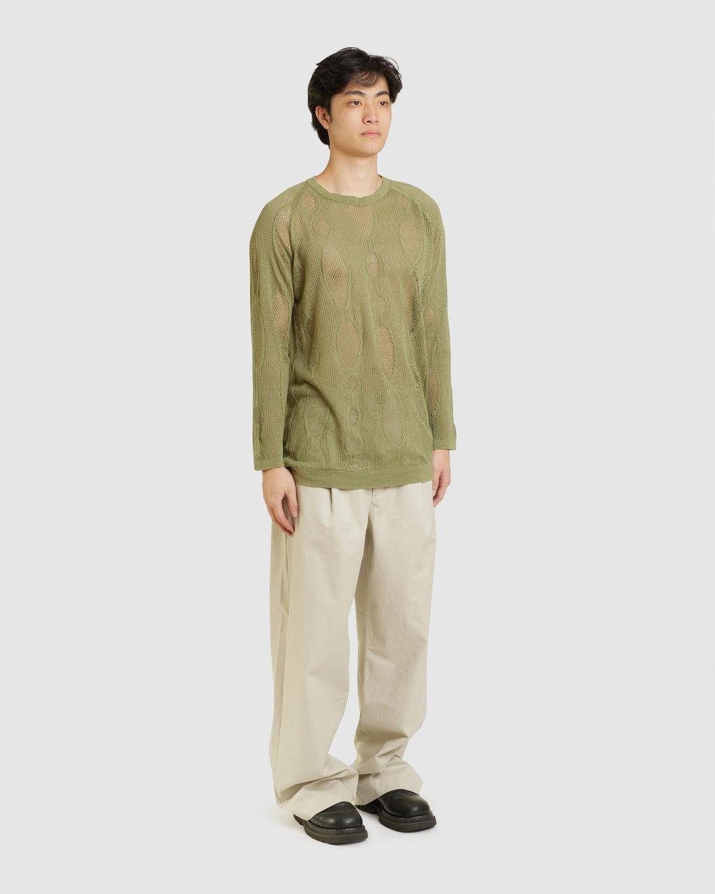 Glofaxi Sweater Olive/Dust - {{ collection.title }} - Chinatown Country Club 