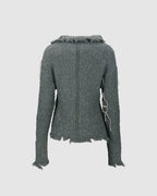 Harlow Damaged Knit Jacket