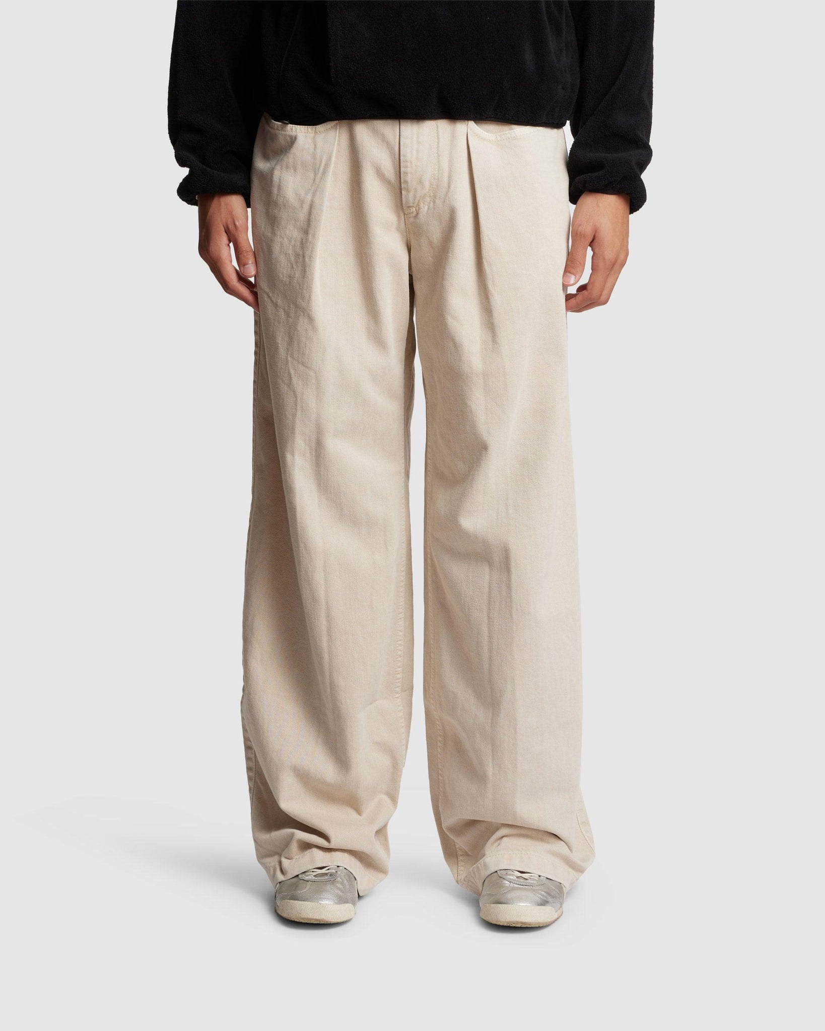 Janael Pants Ecru - {{ collection.title }} - Chinatown Country Club 