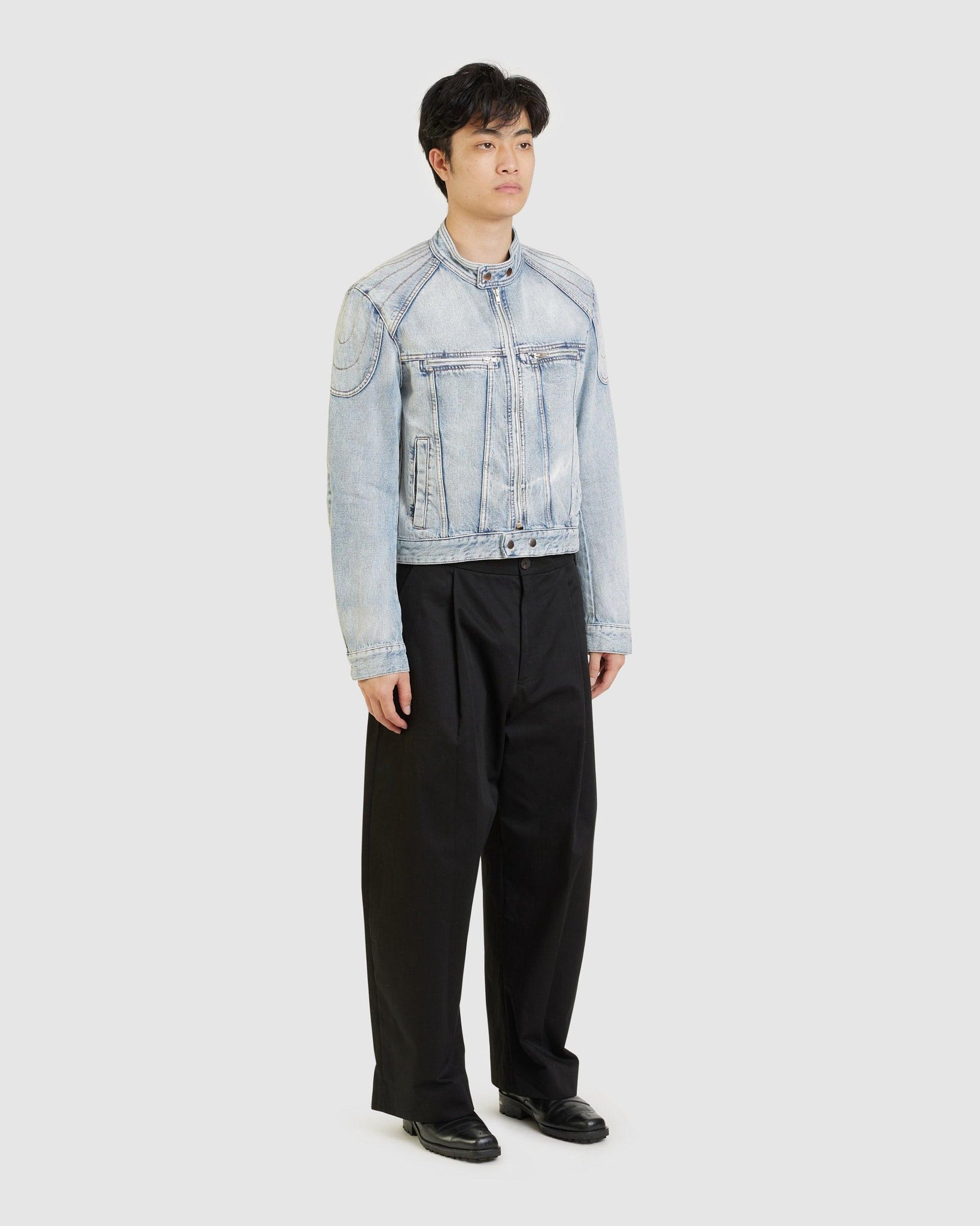 Jihane Denim Jacket - {{ collection.title }} - Chinatown Country Club 