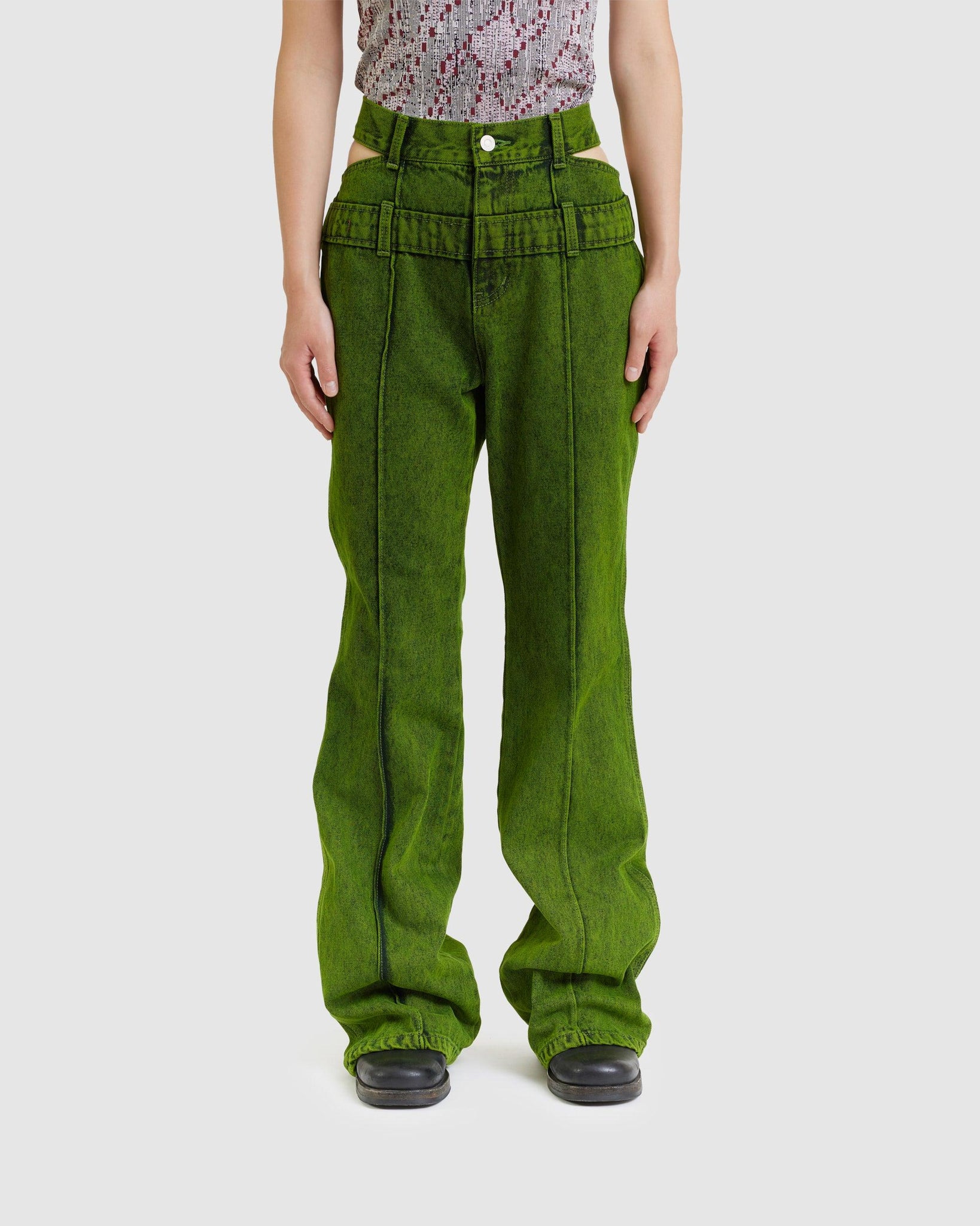 Joan Double Waist Denim - {{ collection.title }} - Chinatown Country Club 