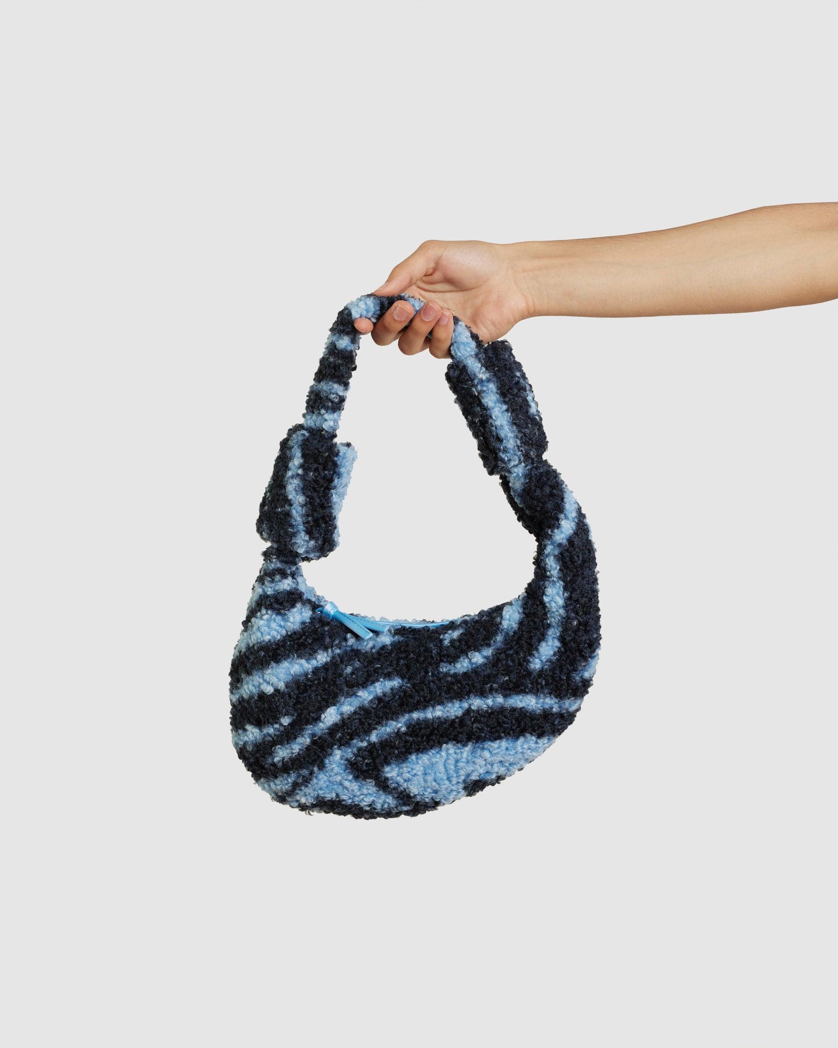 Julius Hobo Bag Moirée Blue - {{ collection.title }} - Chinatown Country Club 
