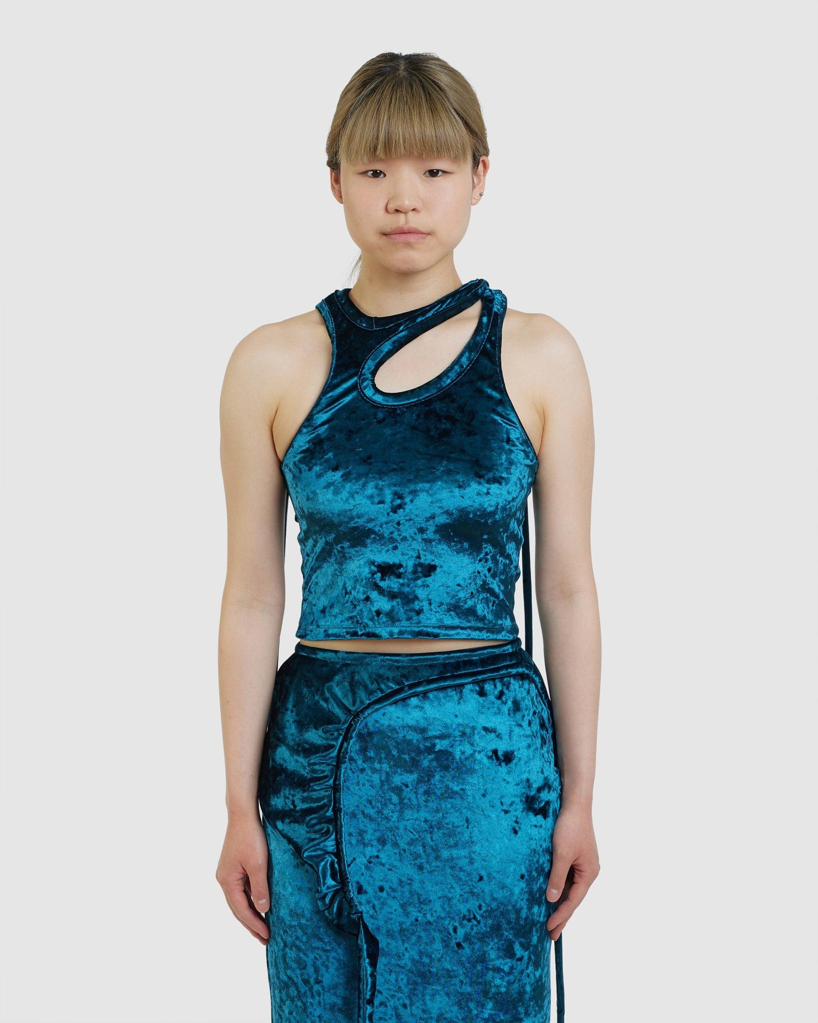 Knitted Velvet Tank Top - {{ collection.title }} - Chinatown Country Club 