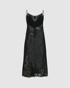 Lace Patchwork Slip Dress