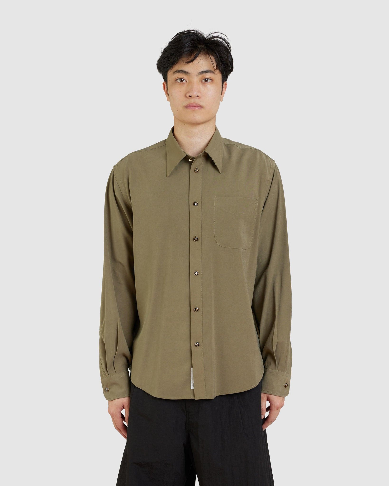 Li Bd Shirt Olive - {{ collection.title }} - Chinatown Country Club 