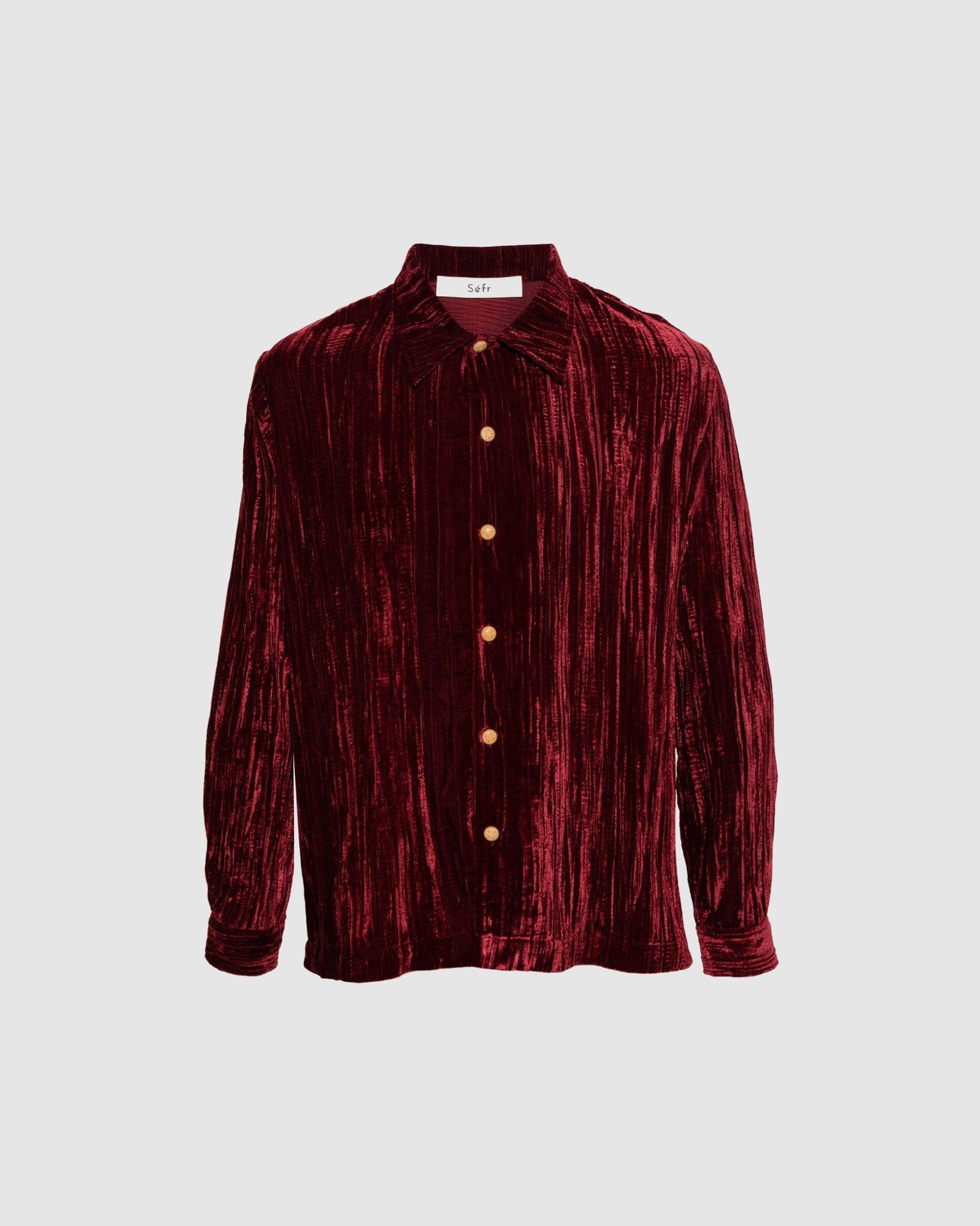 Lou Shirt Red Velvet - {{ collection.title }} - Chinatown Country Club 