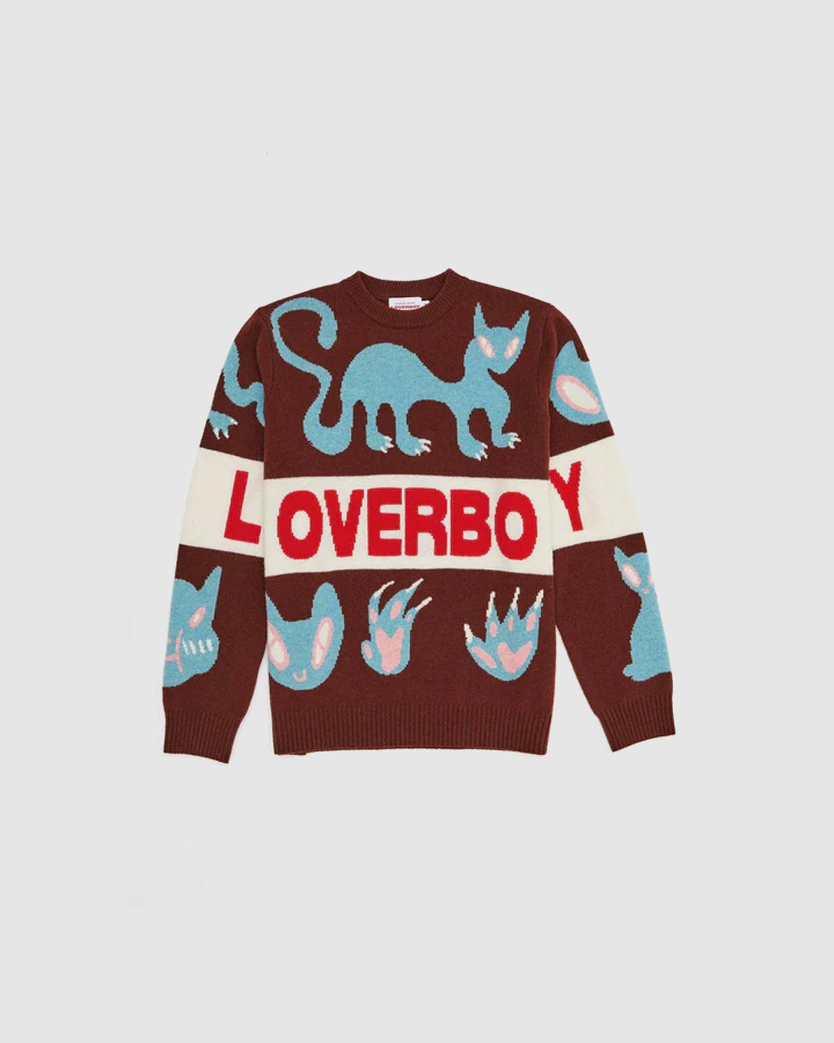 Loverboy Logo Cat Jumper - {{ collection.title }} - Chinatown Country Club 