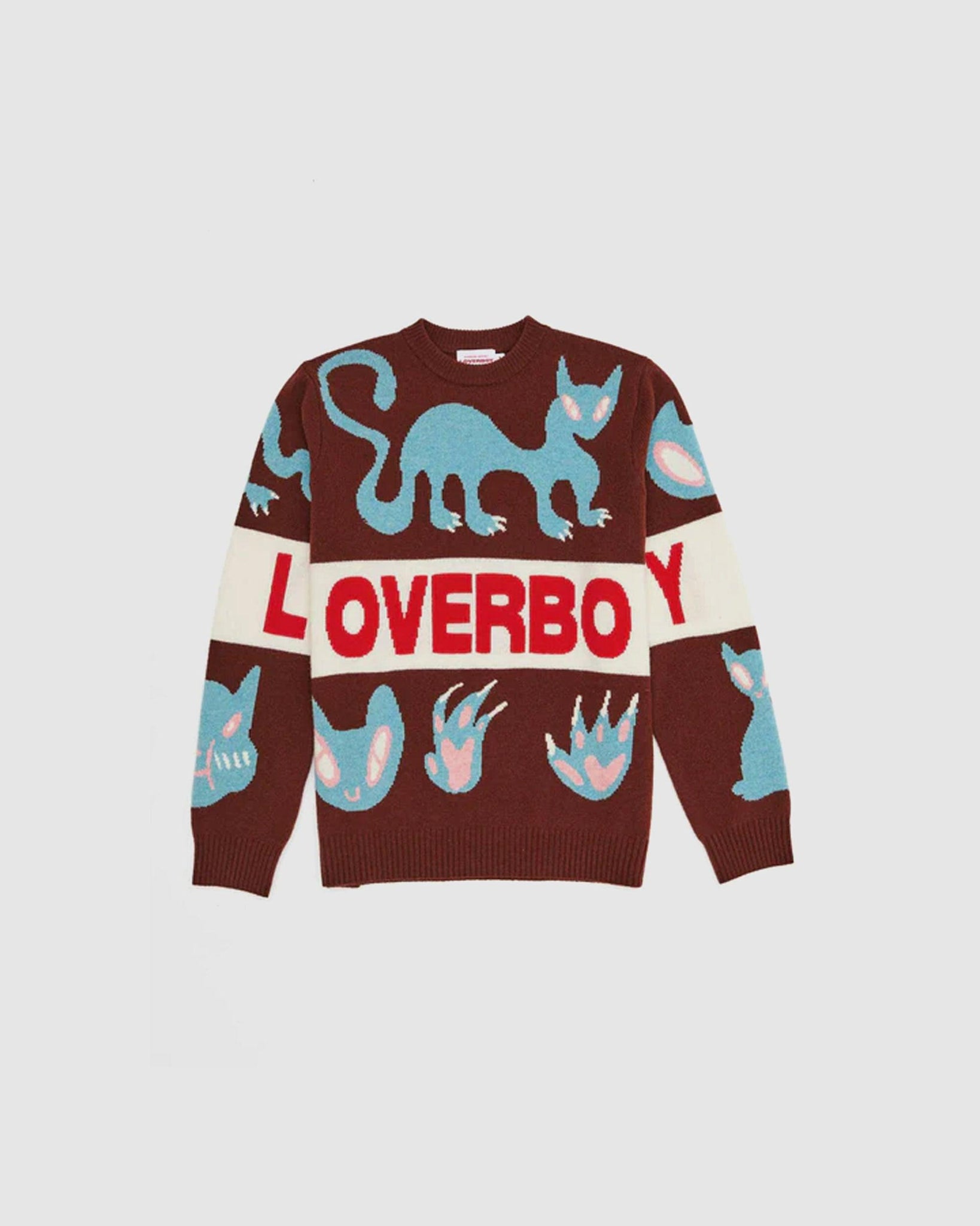 Loverboy Logo Cat Jumper (W) - {{ collection.title }} - Chinatown Country Club 