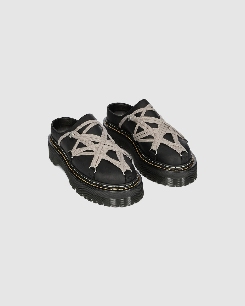 DRKSHDW x Dr. Martens Quad Sole Megalace® Mule Black