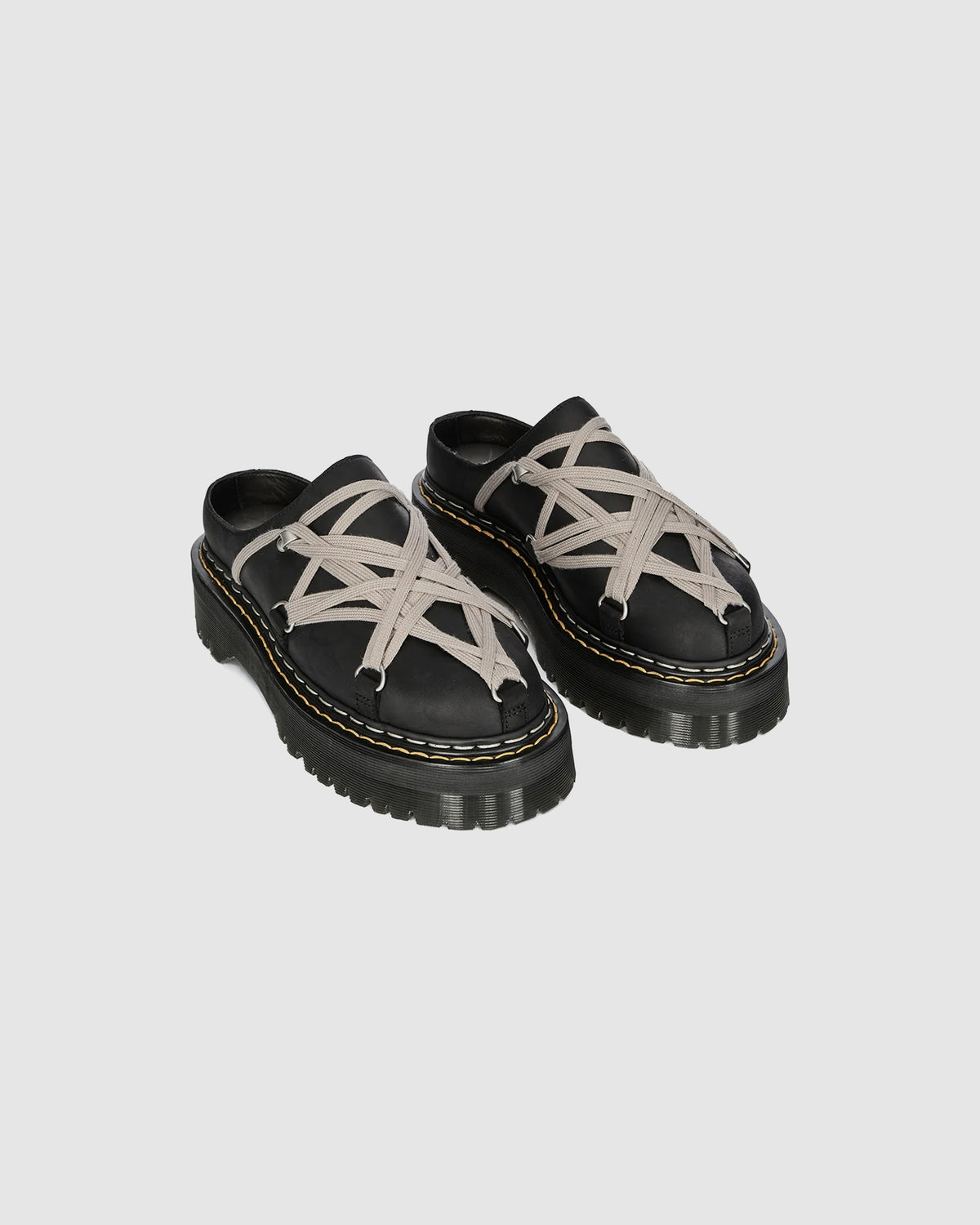 DRKSHDW x Dr. Martens Quad Sole Megalace® Mule Black