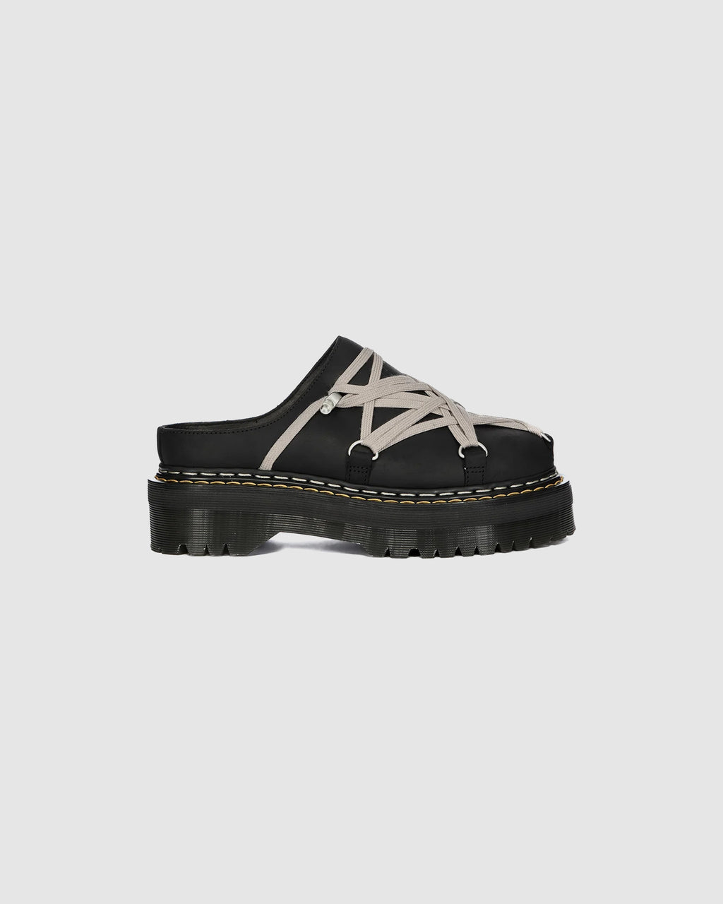 DRKSHDW x Dr. Martens Quad Sole Megalace® Mule Black