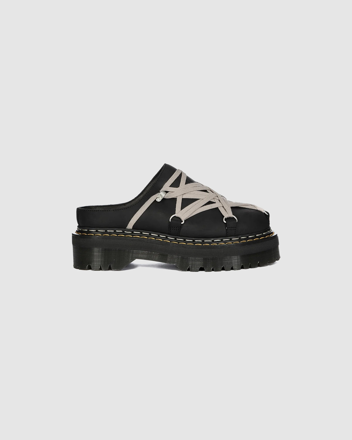 DRKSHDW x Dr. Martens Quad Sole Megalace® Mule Black
