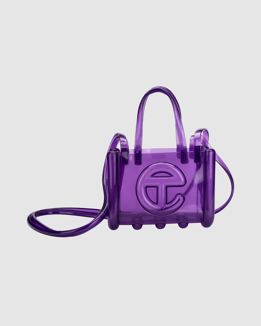 Melissa x Telfar Small Jelly Shopper Bag Purple