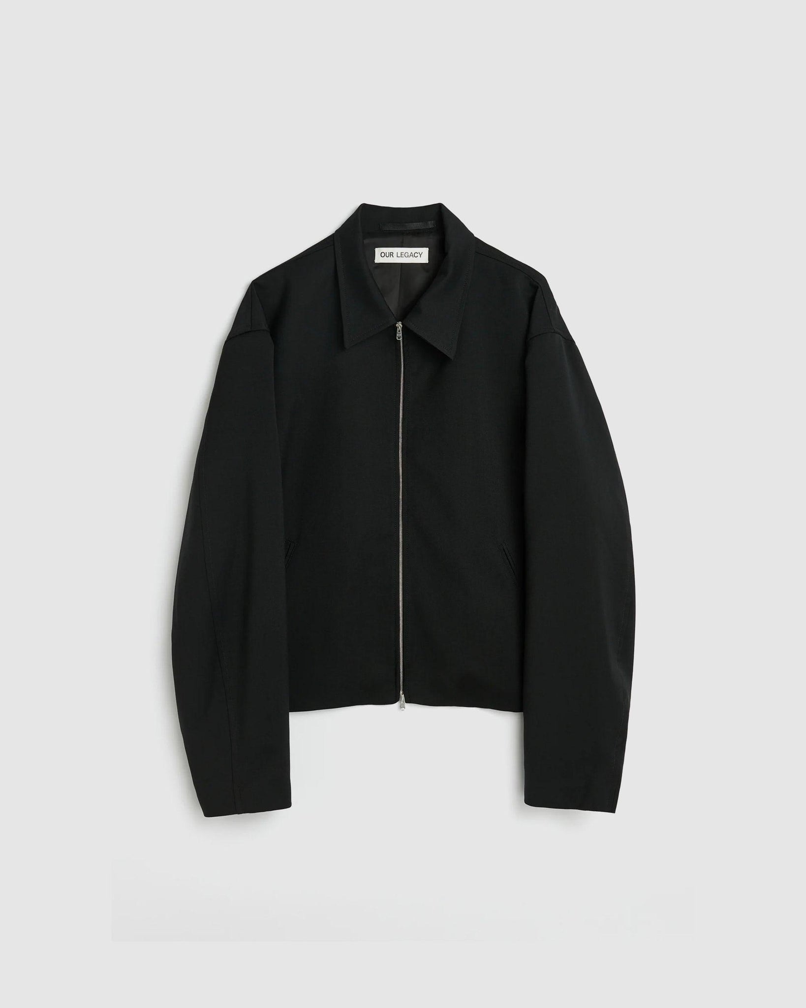 Mini Jacket Black Virgin Wool - {{ collection.title }} - Chinatown Country Club 