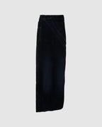 Multiline Velvet Denim Skirt - {{ collection.title }} - Chinatown Country Club 