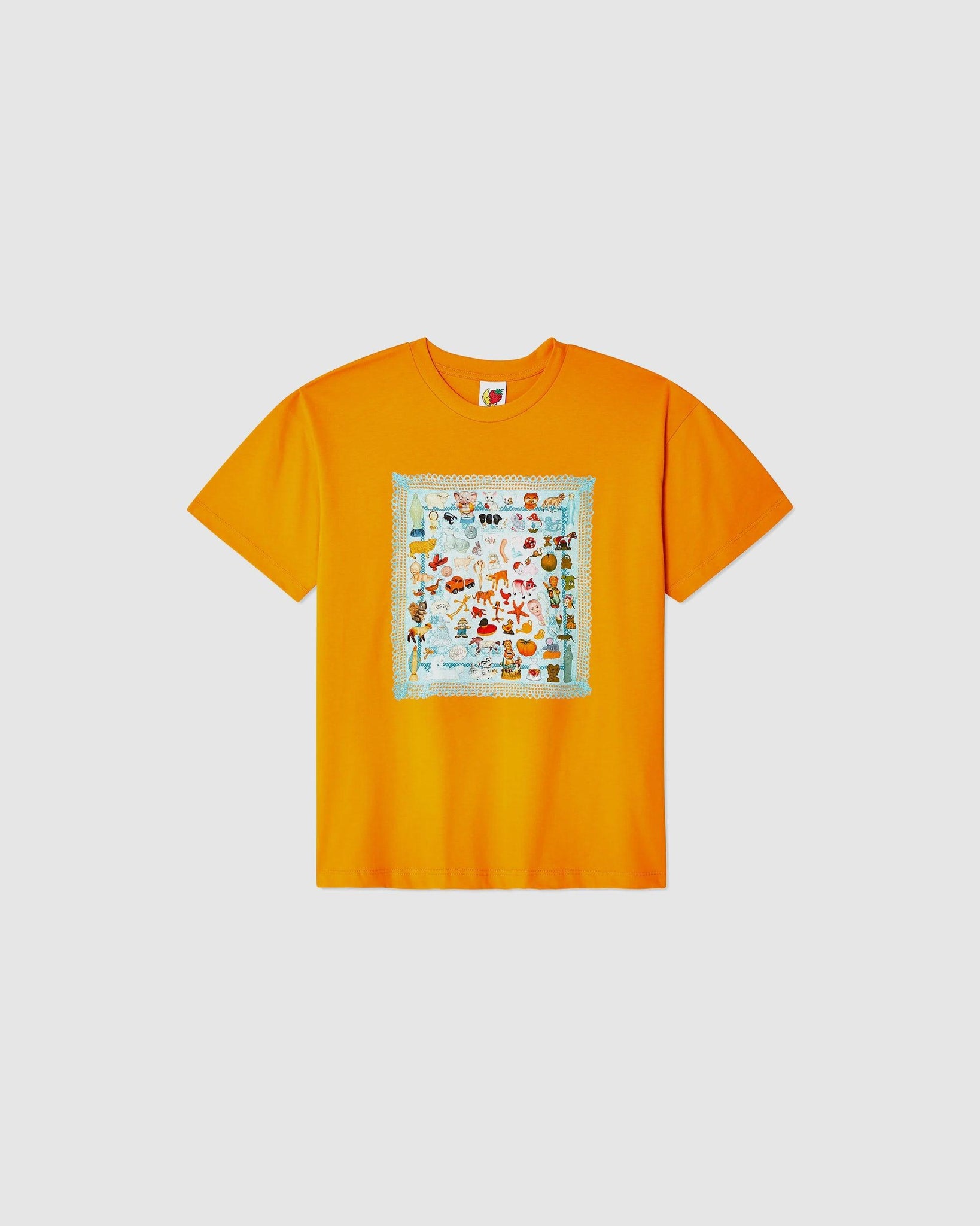 Mundo Panuelo Collage T-Shirt Orange - {{ collection.title }} - Chinatown Country Club 