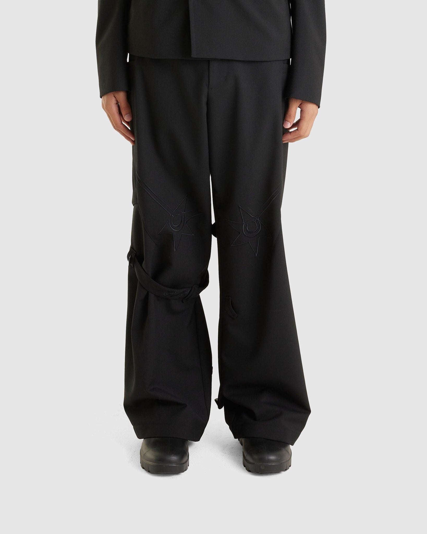 Nesebur Embroidered Trouser - {{ collection.title }} - Chinatown Country Club 