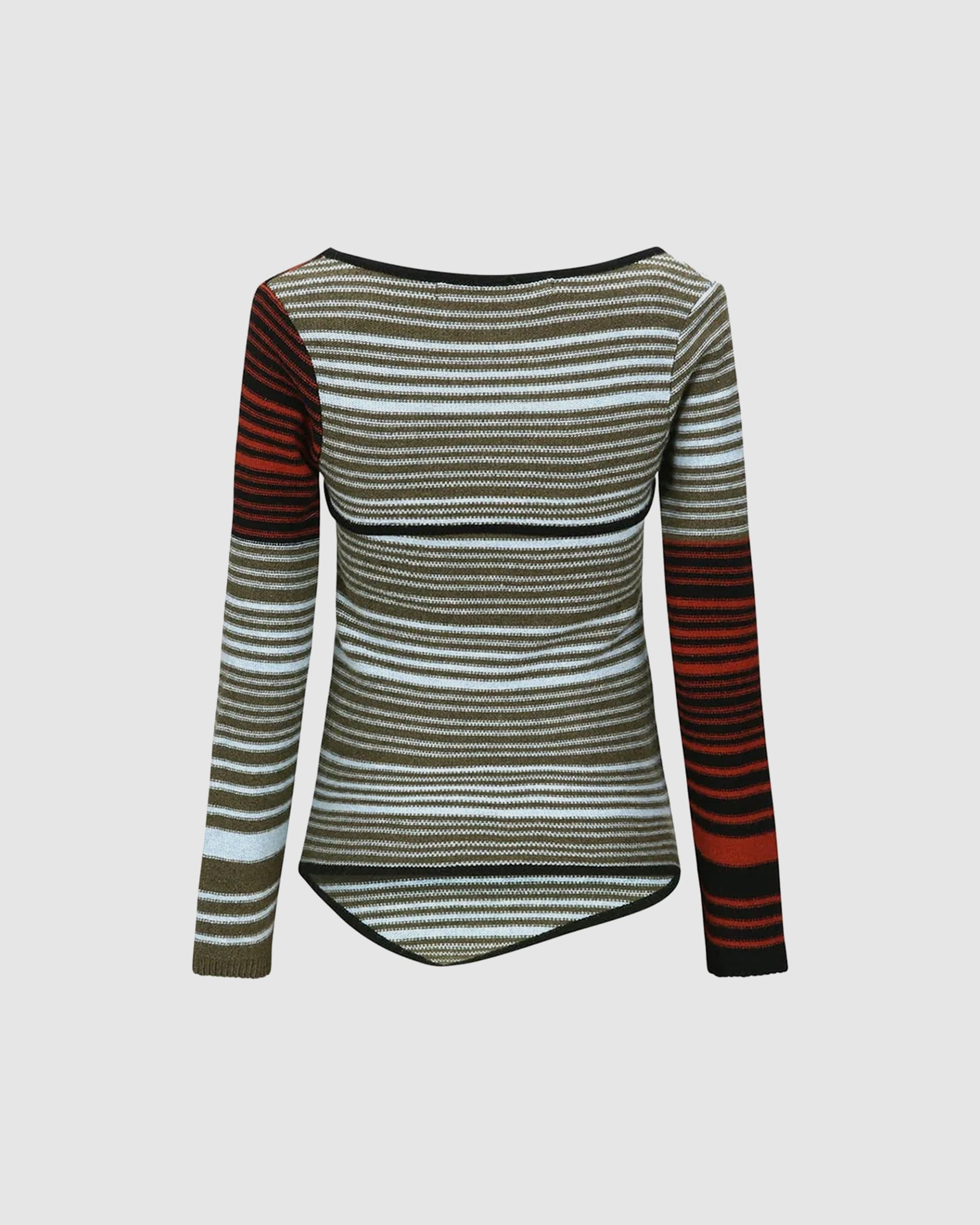 Nora Multi Stripe Bolero Top