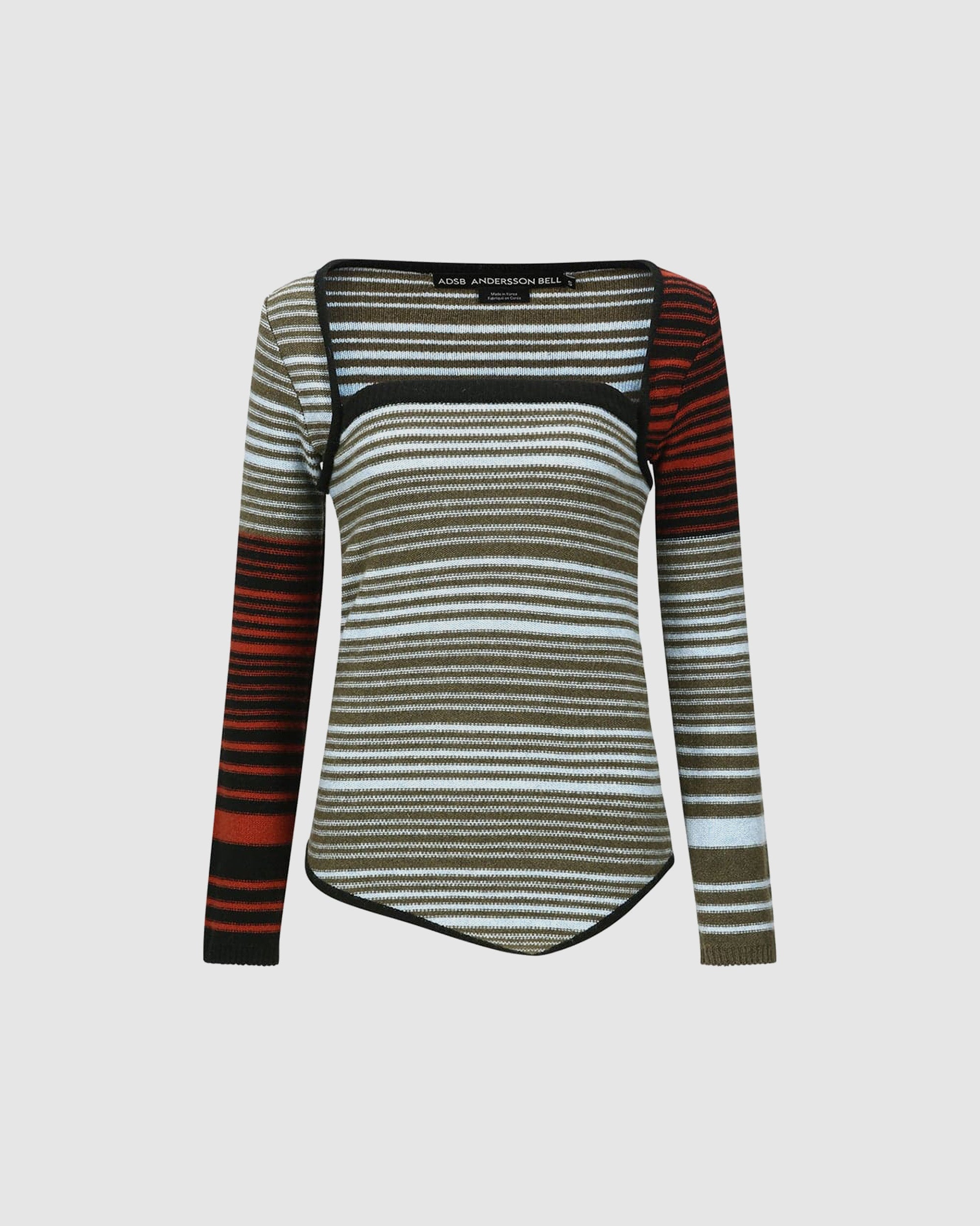 Nora Multi Stripe Bolero Top