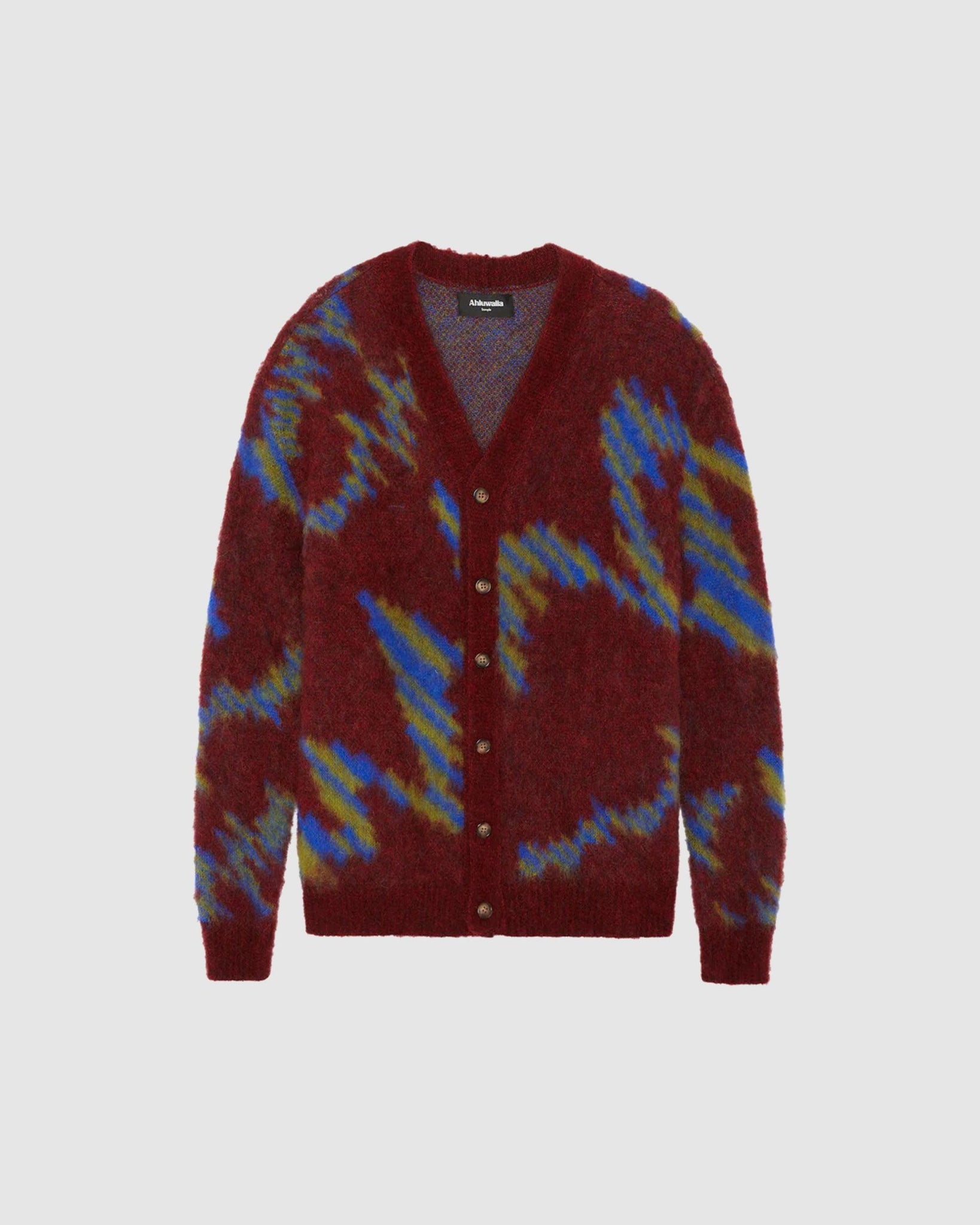 Ongoye Knit Cardigan Wine - {{ collection.title }} - Chinatown Country Club 