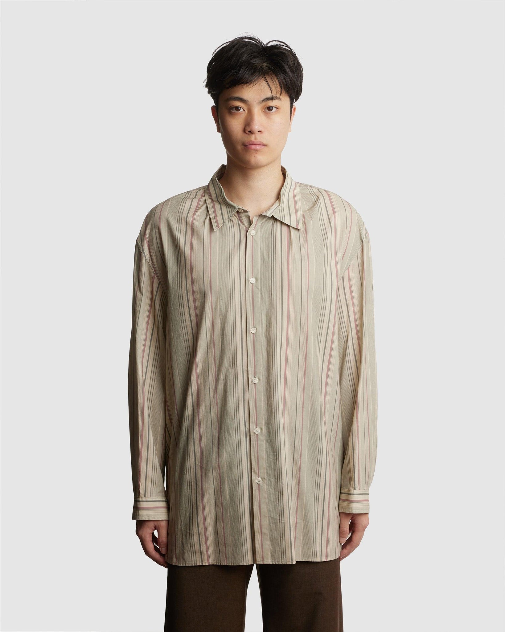 Organic Cotton Shirring Oversize Shirt - {{ collection.title }} - Chinatown Country Club 