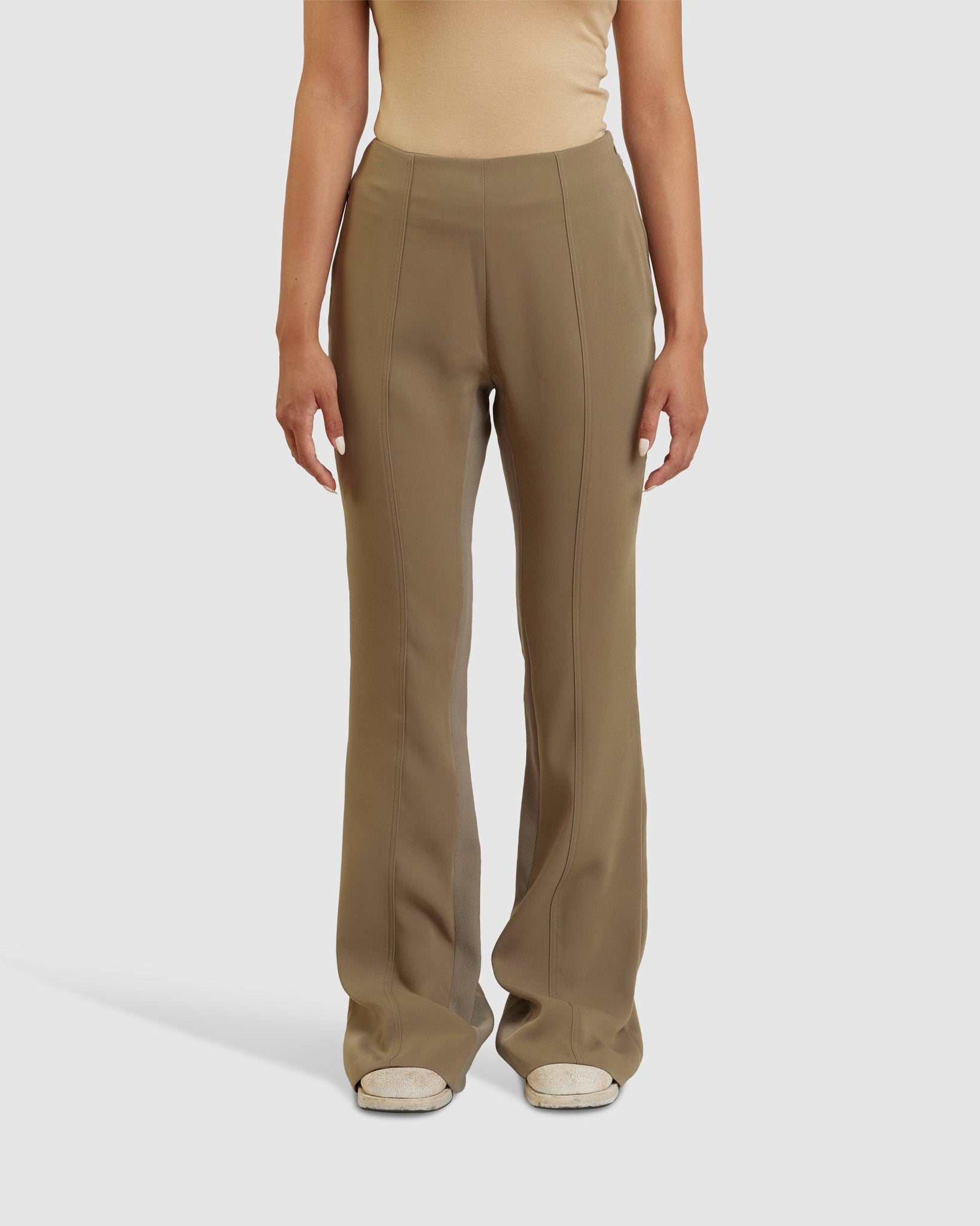 Paneled Flare Pants - {{ collection.title }} - Chinatown Country Club 