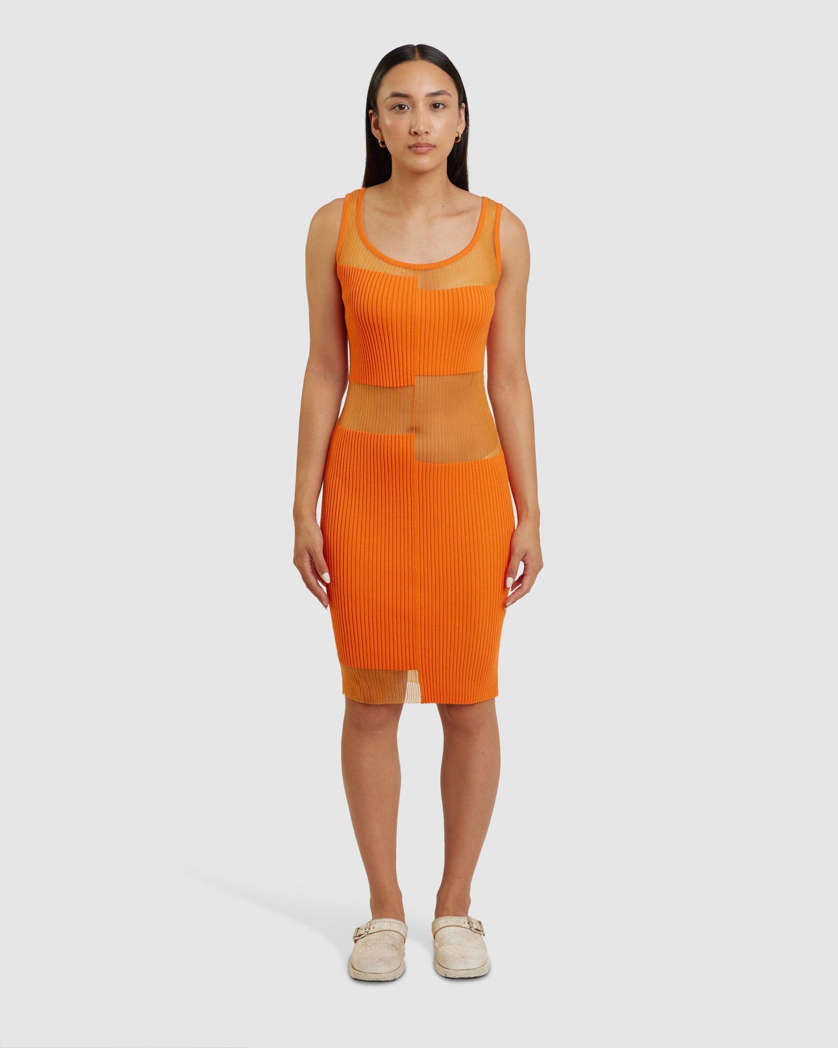 Patchwork Mini Knit Dress - {{ collection.title }} - Chinatown Country Club 