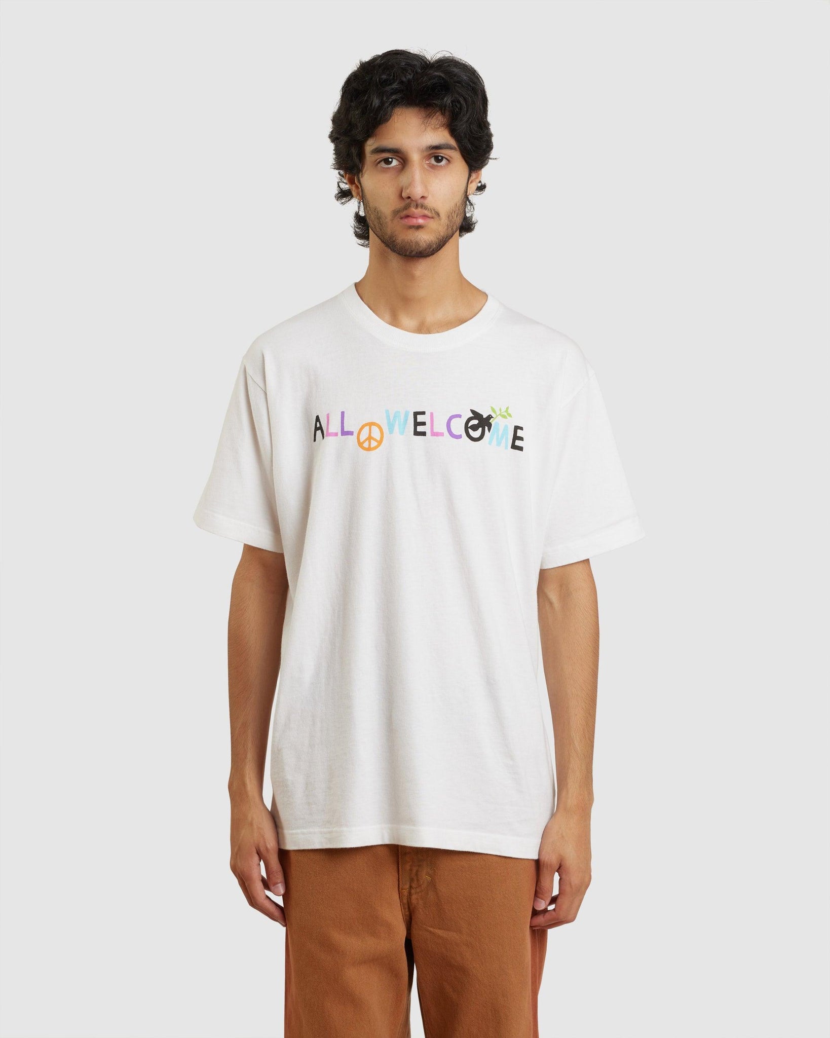 Peace Dove Tee White - {{ collection.title }} - Chinatown Country Club 