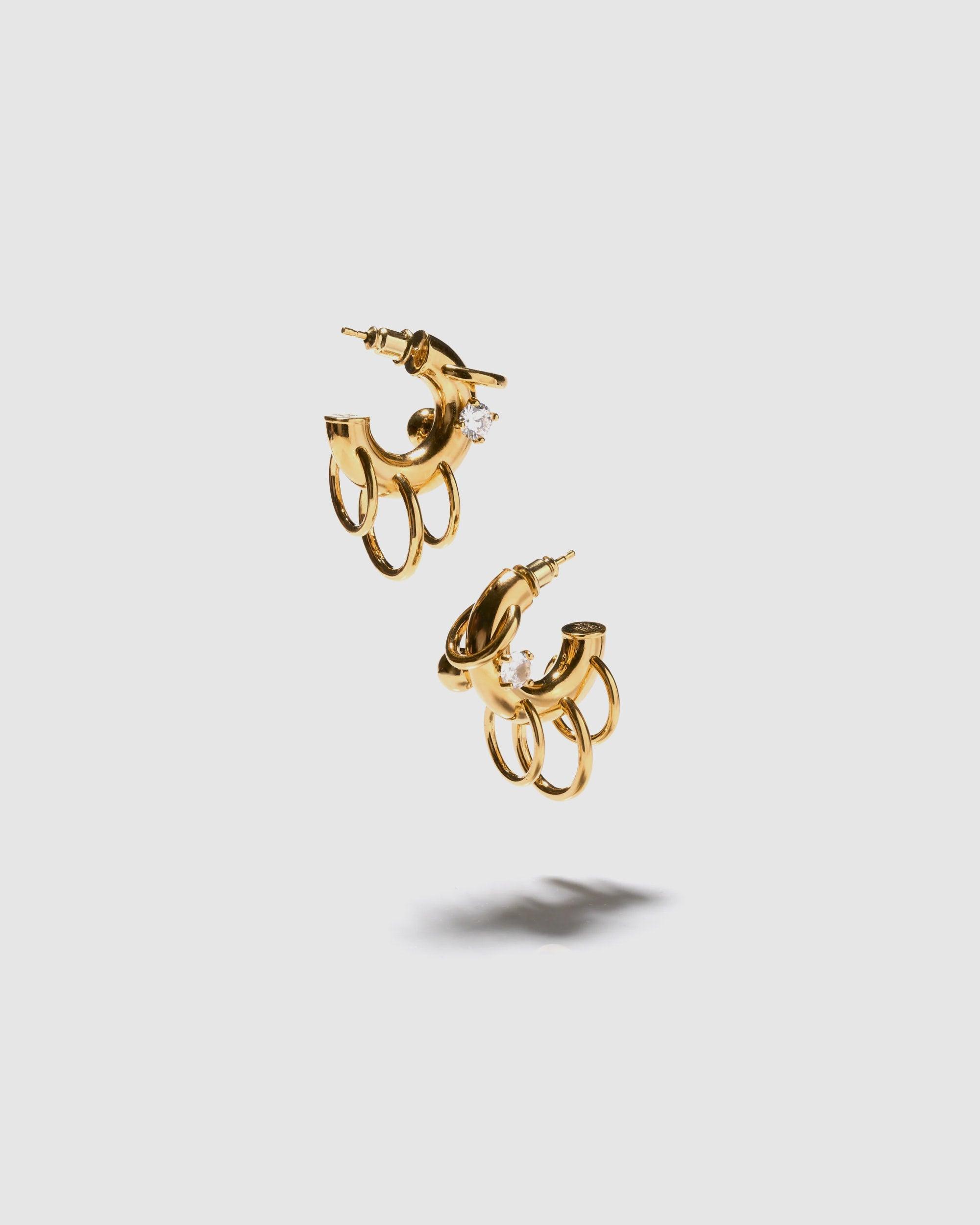 Pierced Hoops - {{ collection.title }} - Chinatown Country Club 