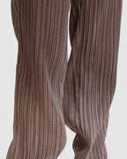 Pleated Mermaid Pants Brown (W) - {{ collection.title }} - Chinatown Country Club 