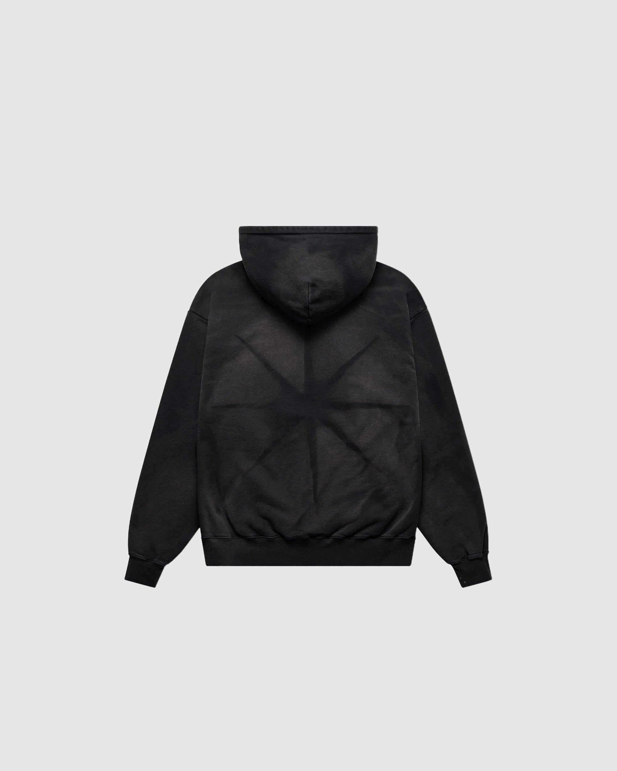 Pareidolia Hoodie Faded Black