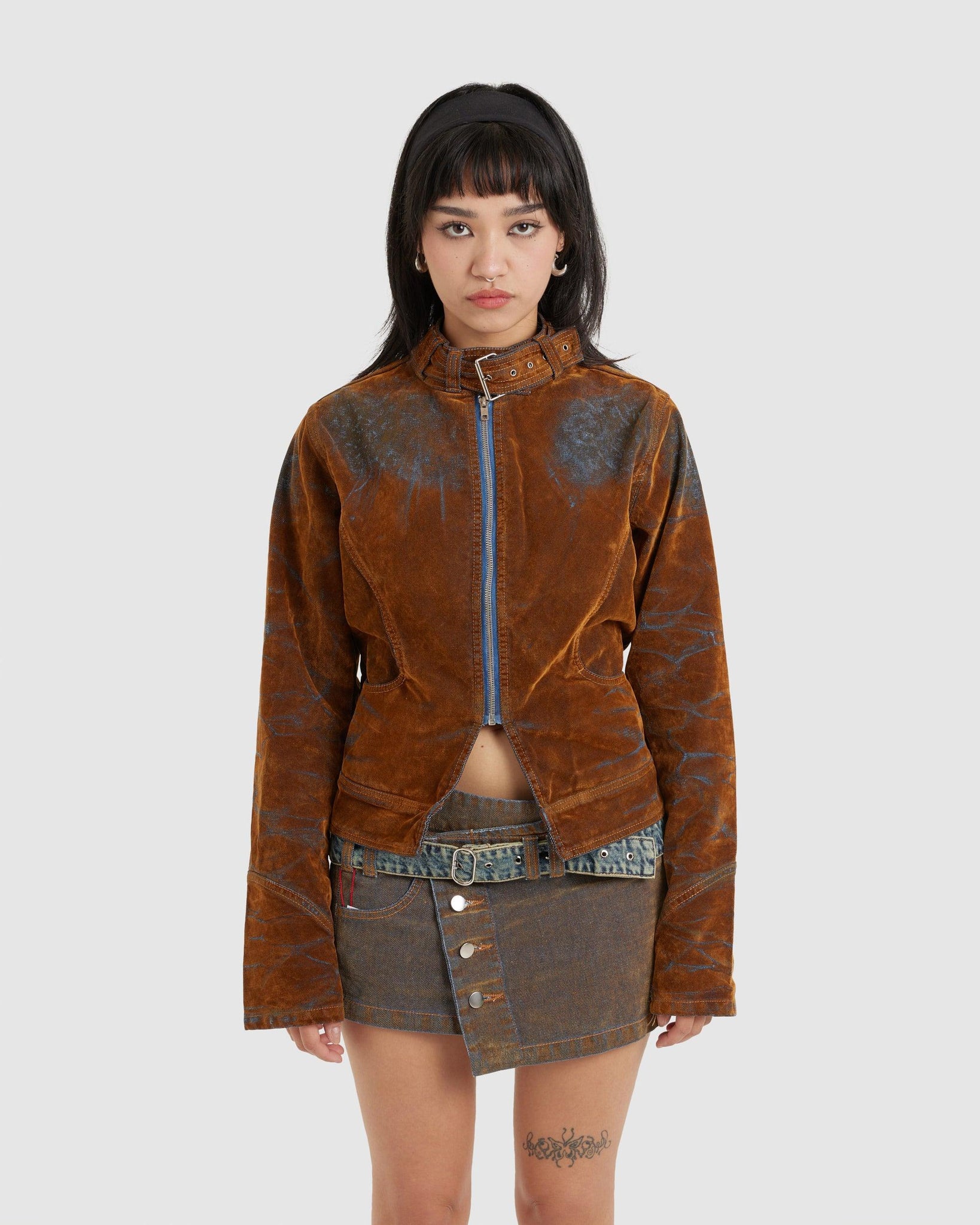 Racing Jacket Burned Brown - {{ collection.title }} - Chinatown Country Club 