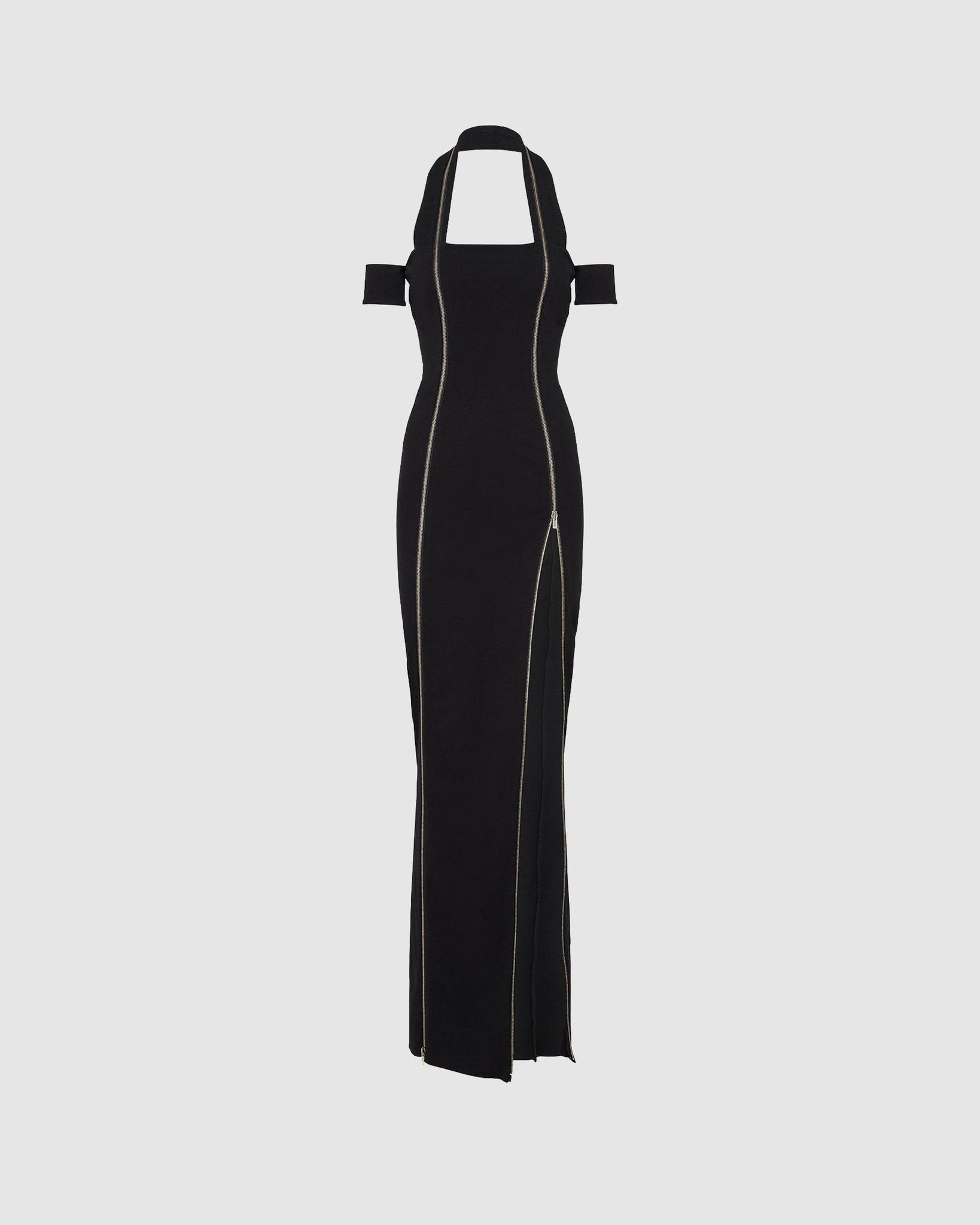 Regna Long Dress With Zippers - {{ collection.title }} - Chinatown Country Club 