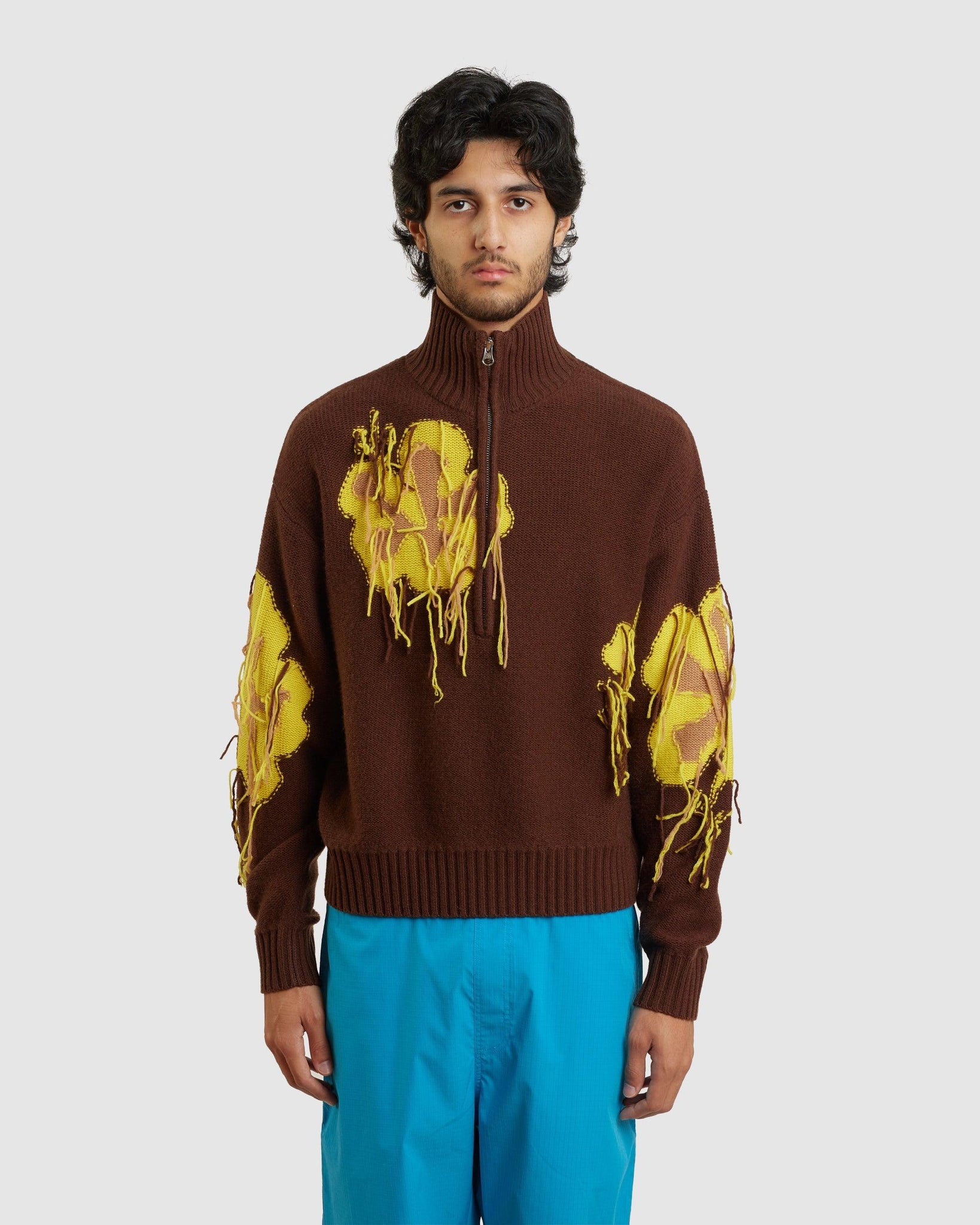 Reverse Intarsia Sweater - {{ collection.title }} - Chinatown Country Club 