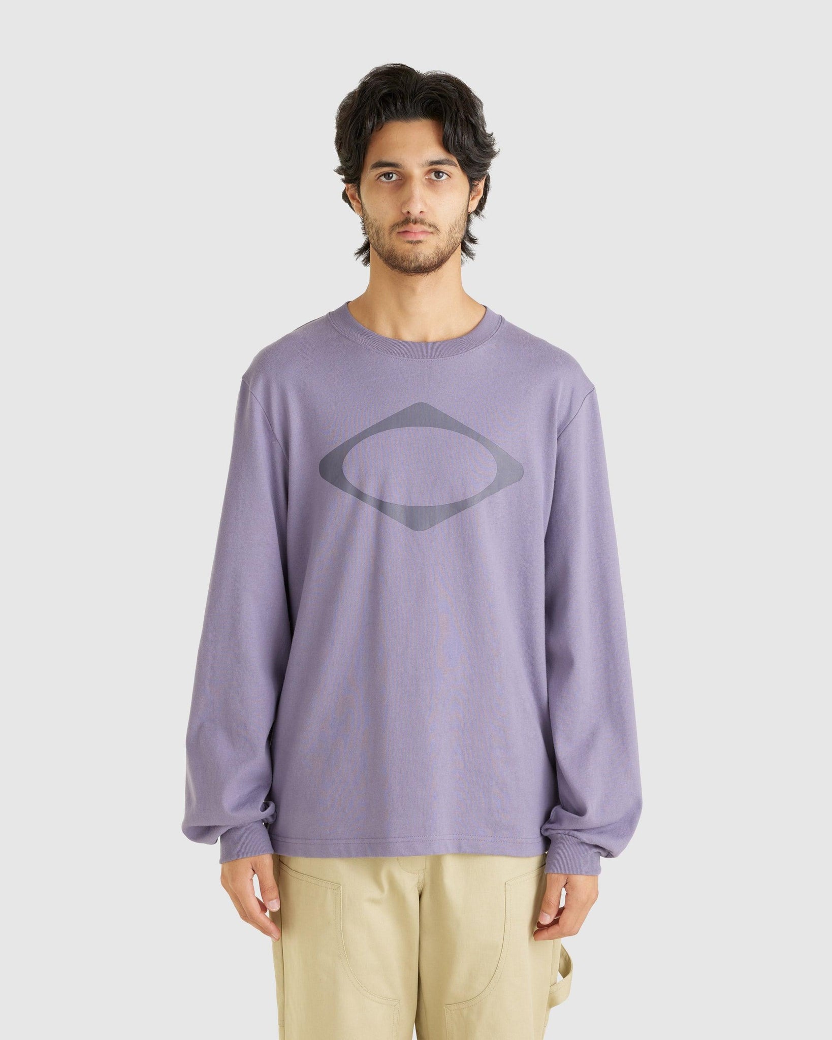 Rhombus Long Sleeve Purple - {{ collection.title }} - Chinatown Country Club 