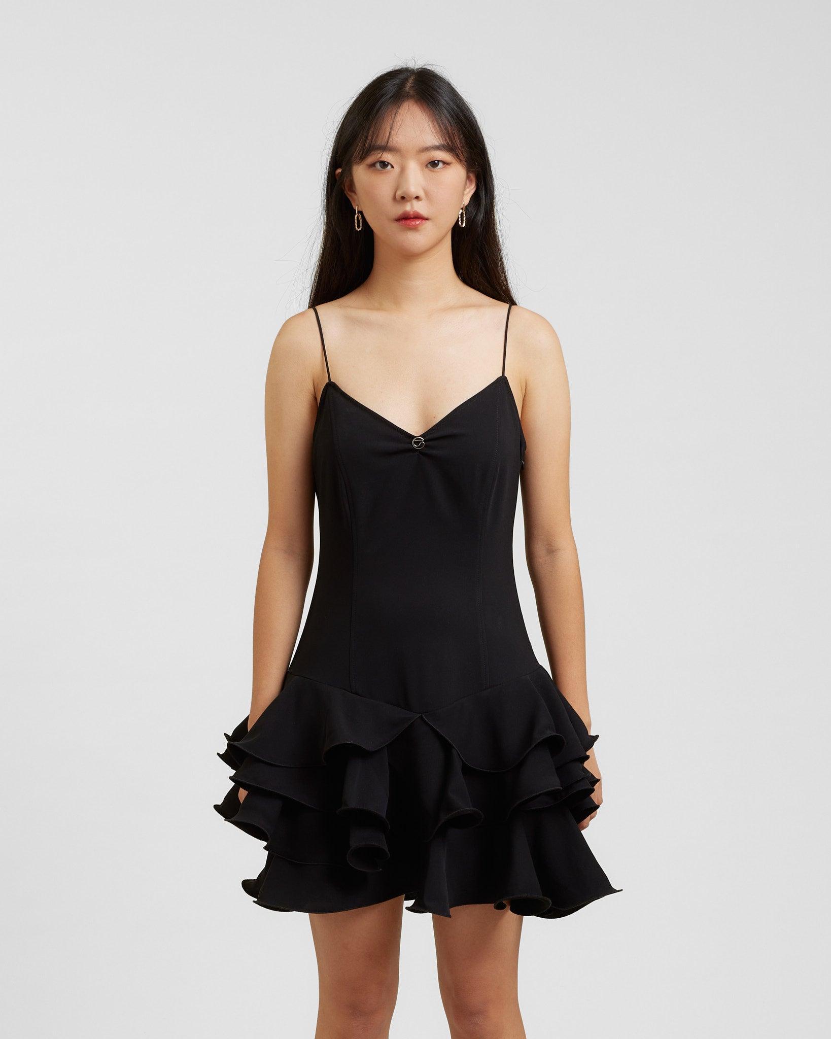 Ruffle Mini Dress - {{ collection.title }} - Chinatown Country Club 