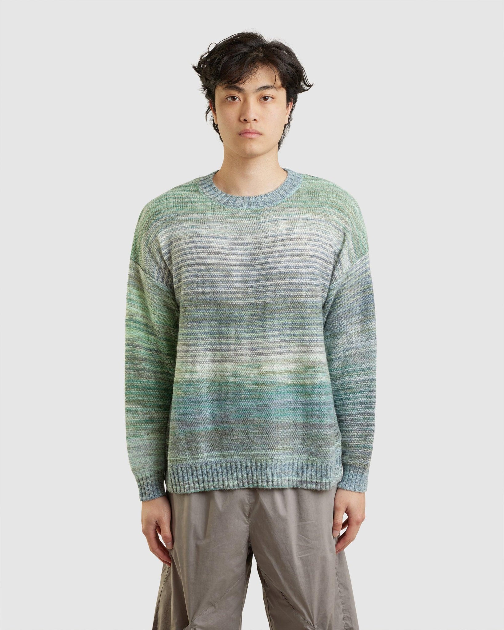 Sandaker Knit Sweater Blue Mix - {{ collection.title }} - Chinatown Country Club 