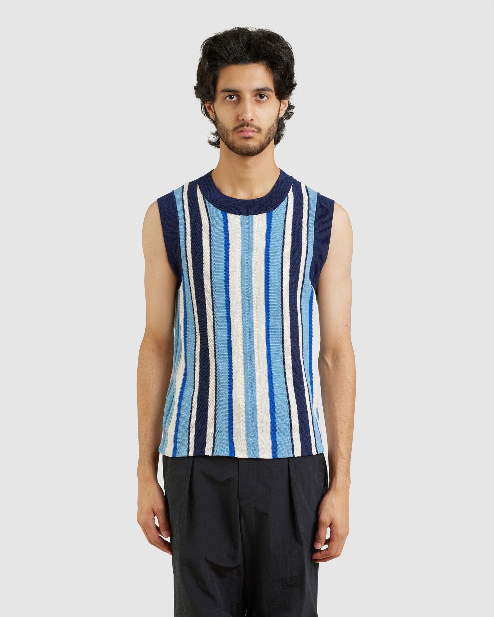 Scale Tank Top Blue - {{ collection.title }} - Chinatown Country Club 