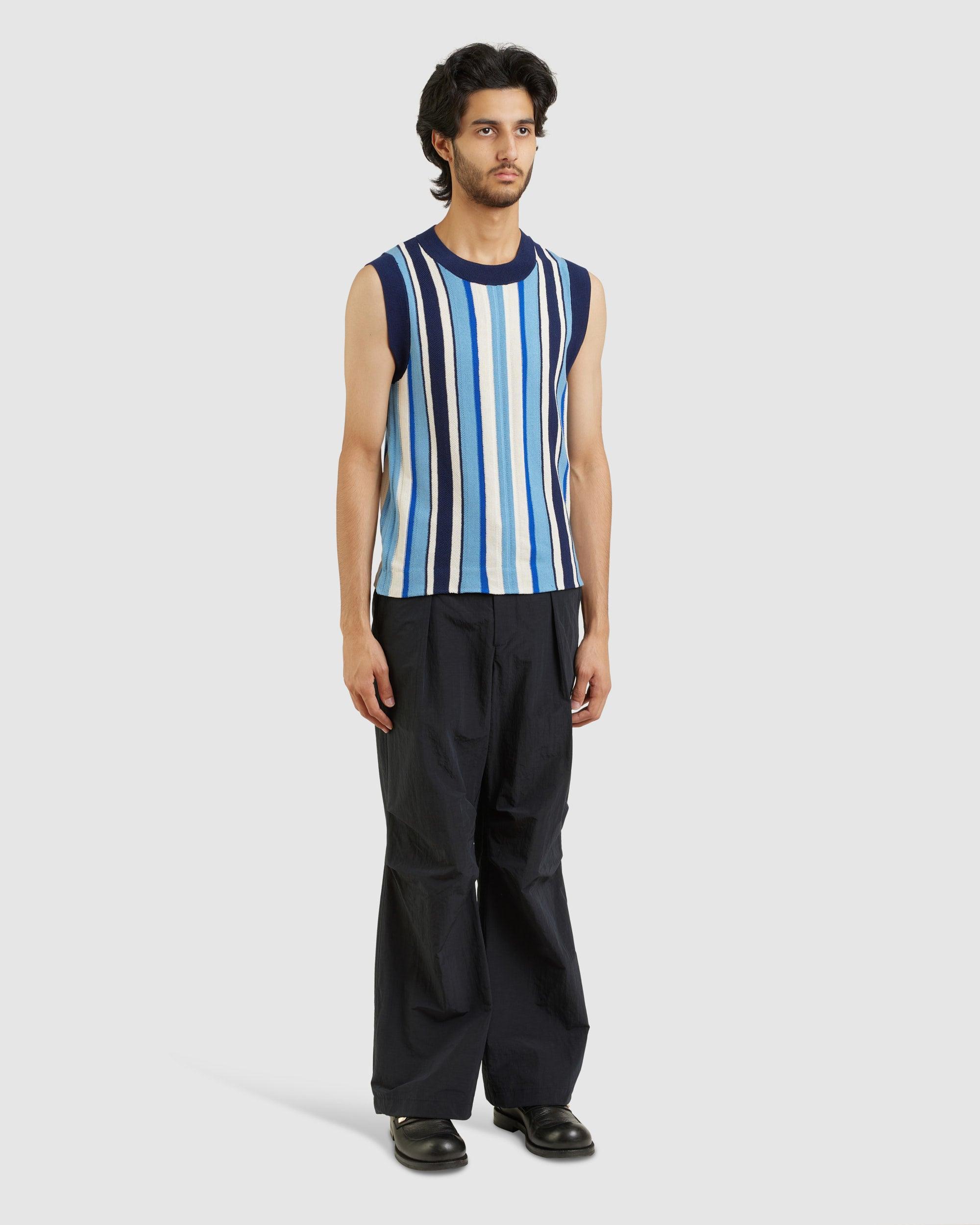 Scale Tank Top Blue - {{ collection.title }} - Chinatown Country Club 